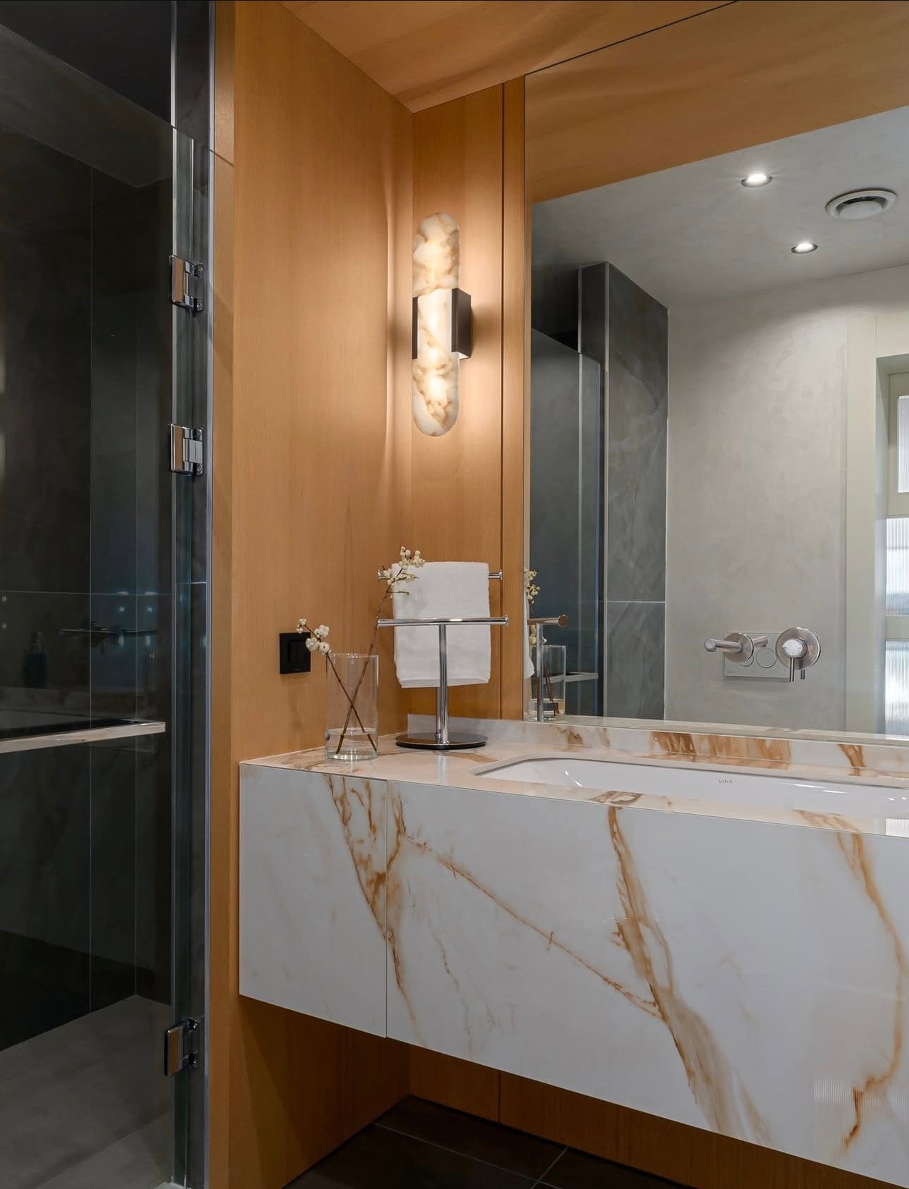 Arel Lighting GRAZ Marble Sconce