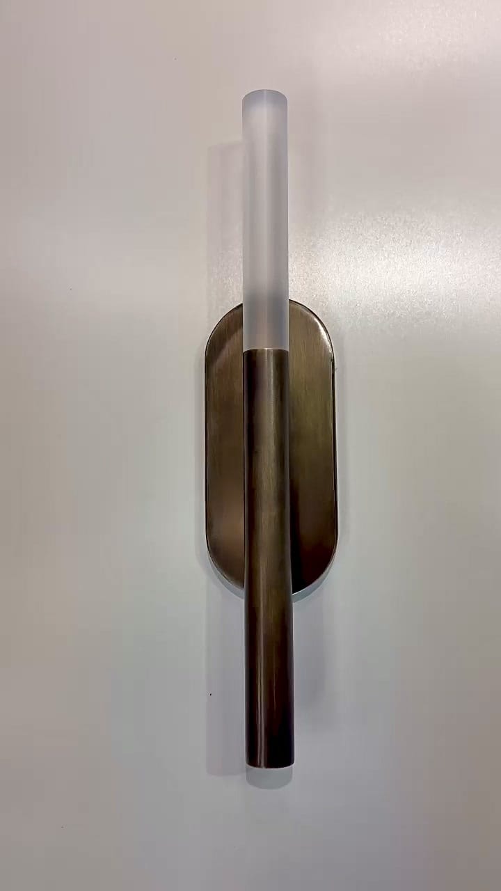 Arel Lighting lighting Brushed Brass MUSALA Modern Wall Sconce