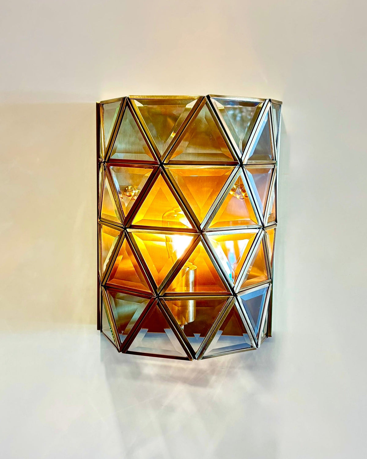 Arel Lighting lighting SPLIT Brass Wall Sconce