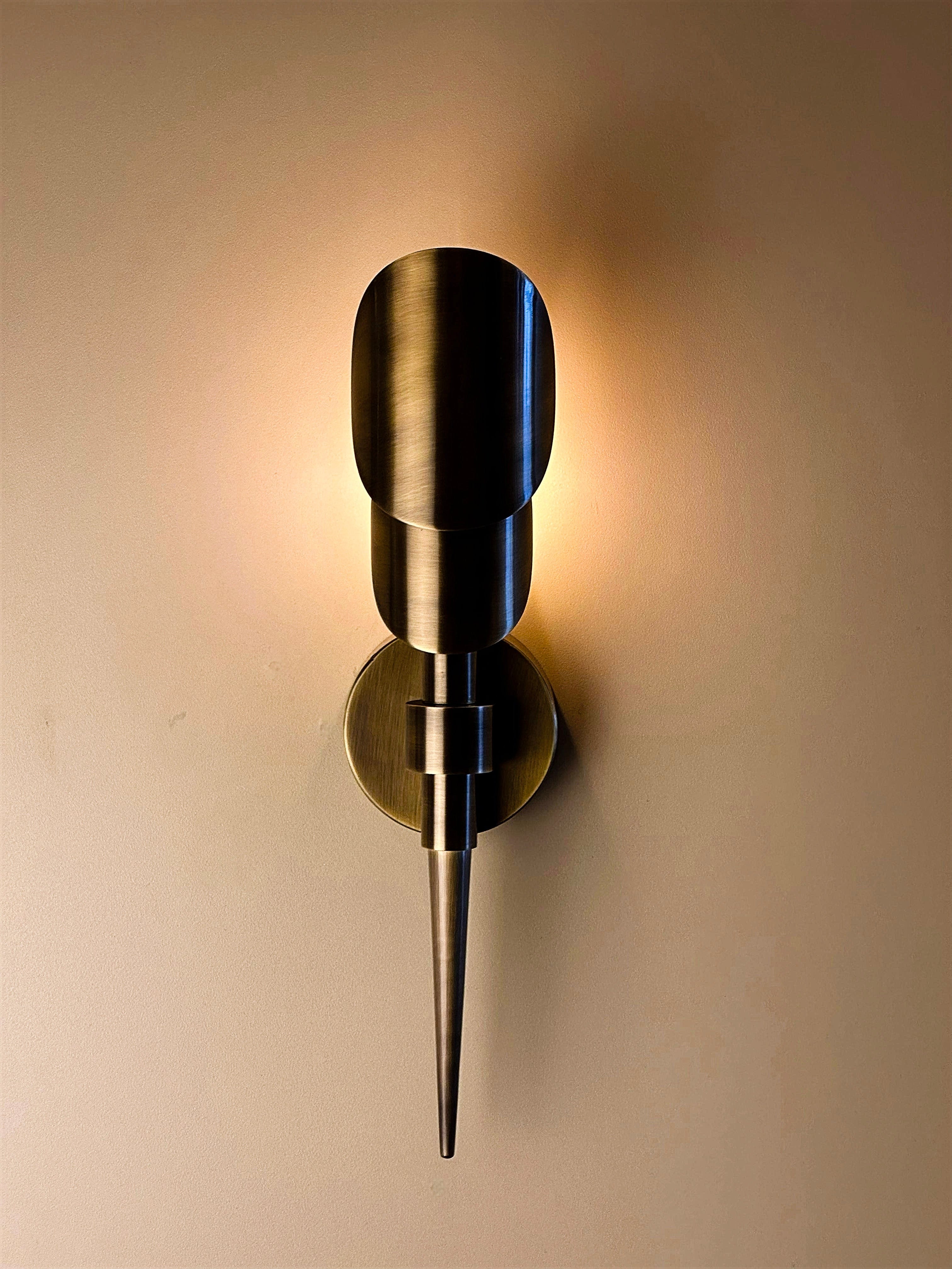 Arel Lighting lighting Tereque Brass Wall Sconce