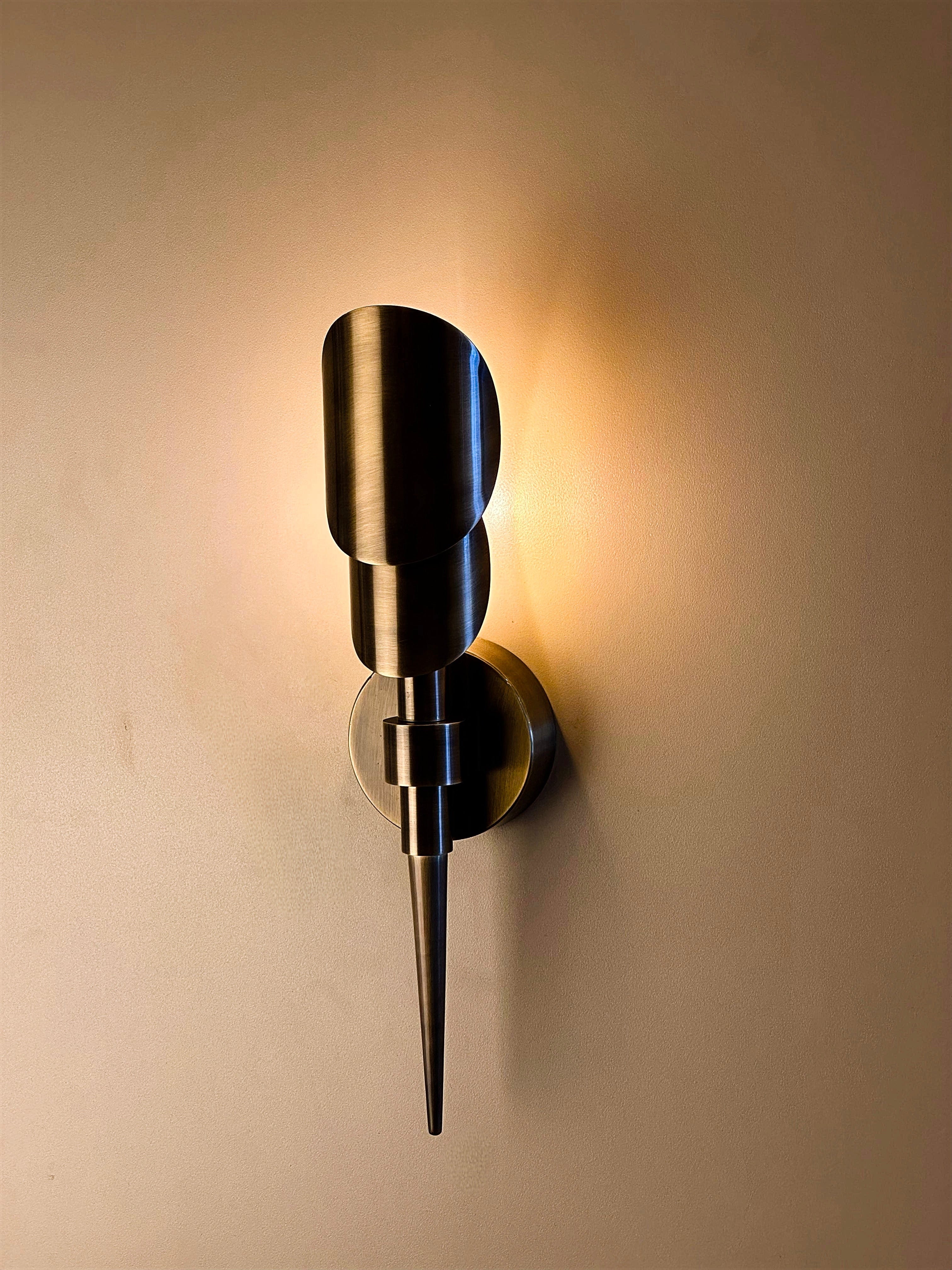 Arel Lighting lighting Tereque Brass Wall Sconce