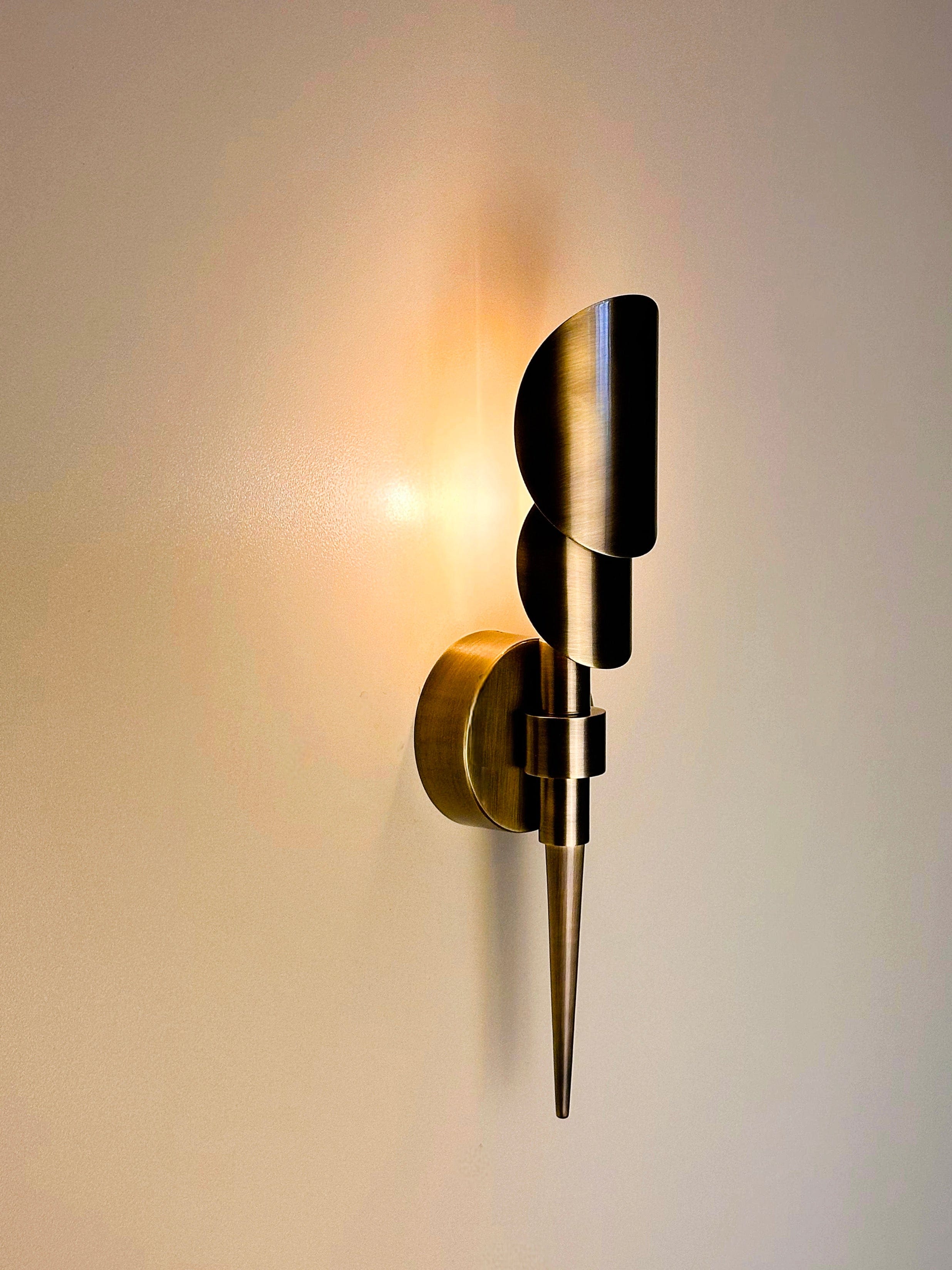 Arel Lighting lighting Tereque Brass Wall Sconce