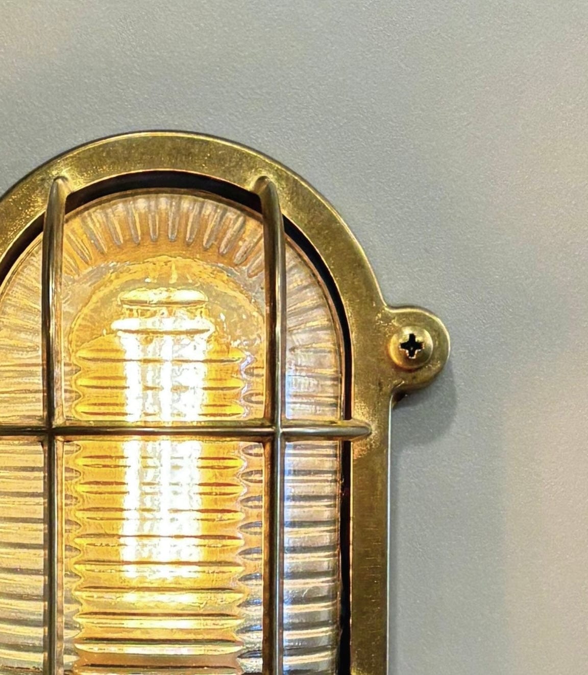 Arel Lighting LIPNO Brass Nautical Wall Sconce