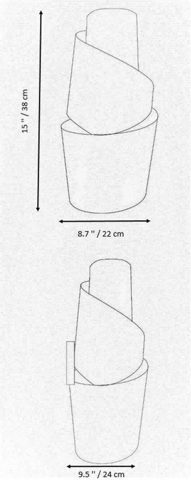 Arel Lighting LVIRA HAMMERED Wall Sconce