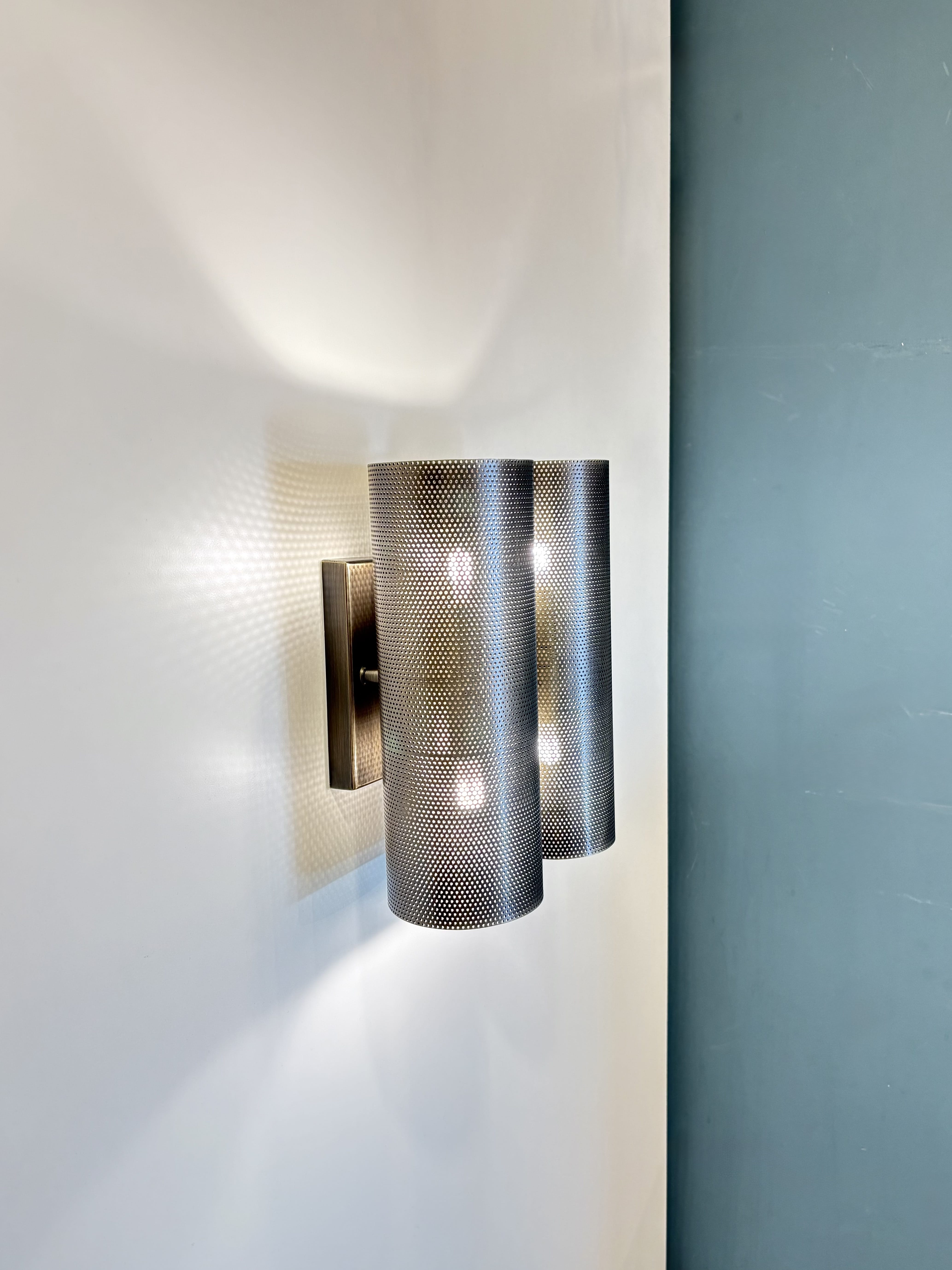 Arel Lighting MONTESA Modern Perforated Metal Wall Sconce