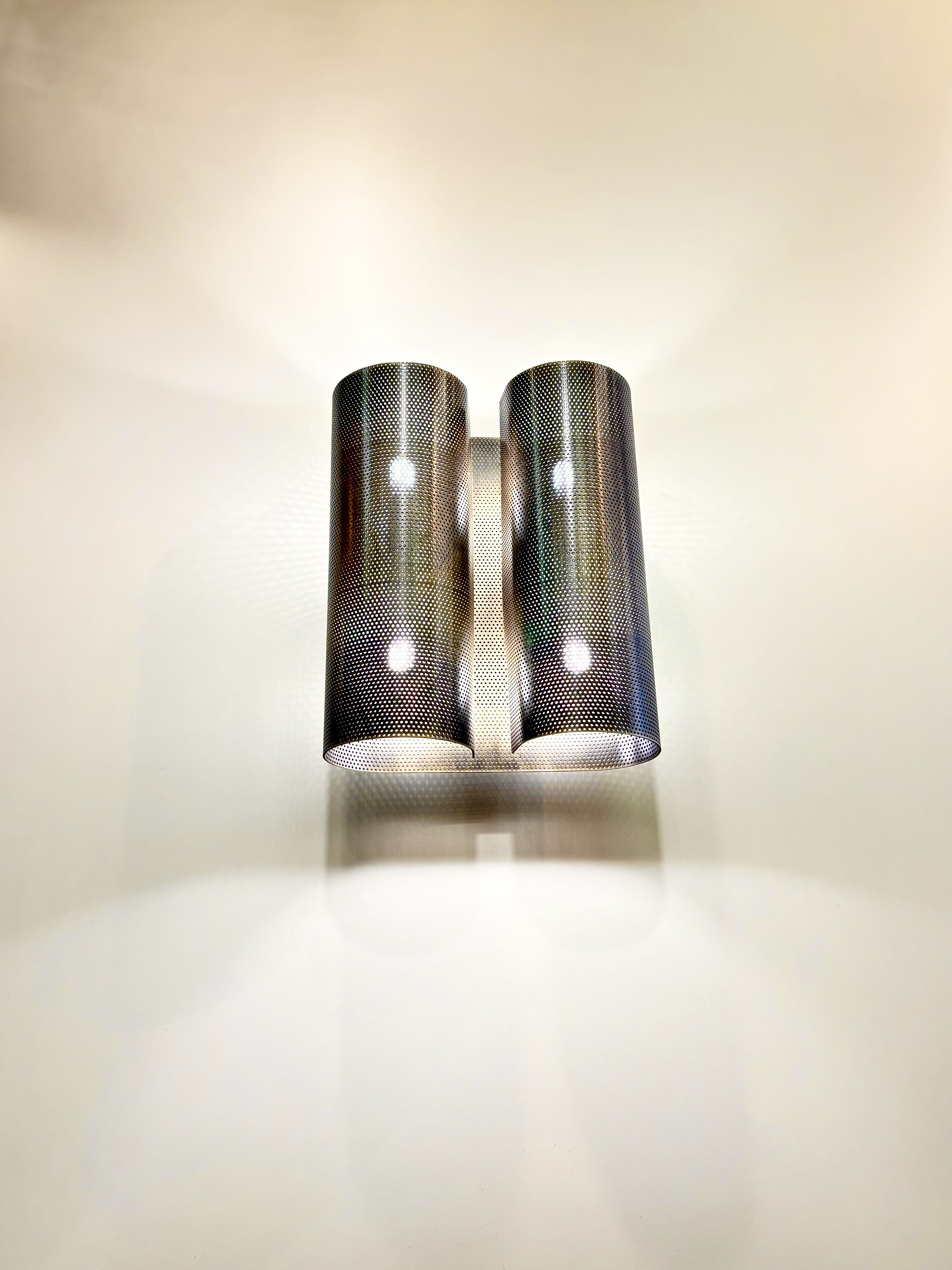 Arel Lighting MONTESA Modern Perforated Metal Wall Sconce