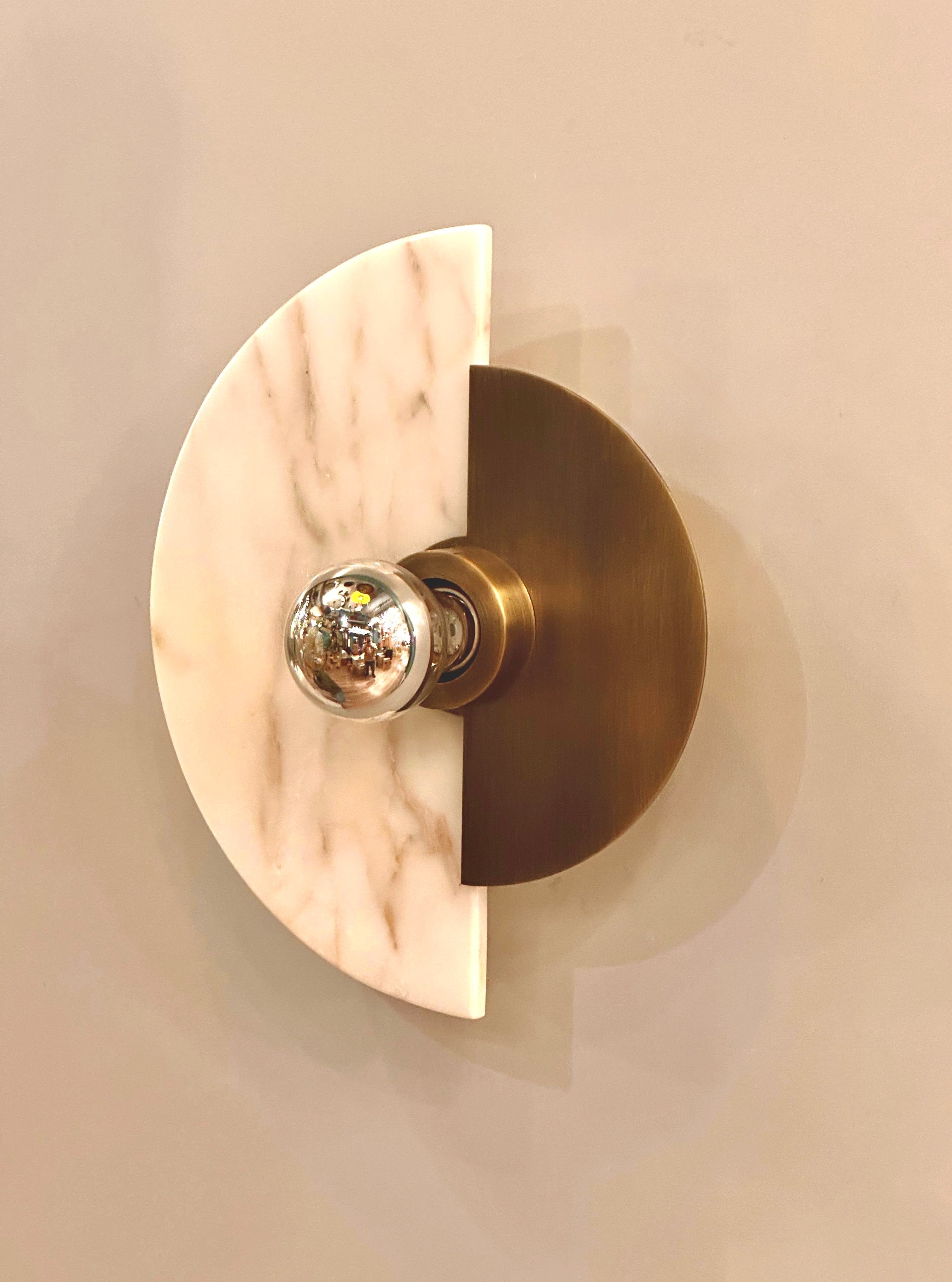 Arel Lighting NIORT Marble Wall Sconce