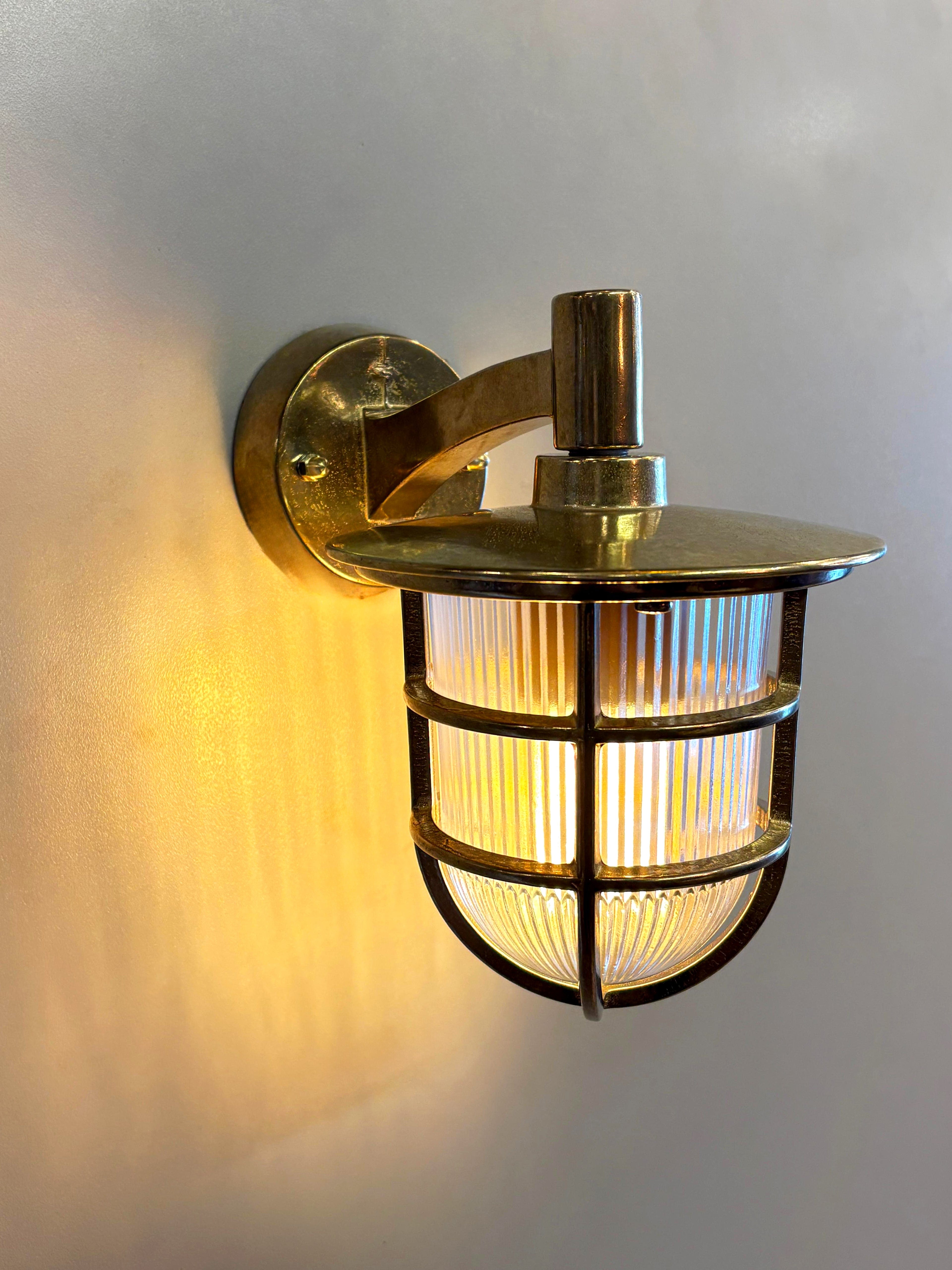 Arel Lighting NOVI Outdoor Brass Casting Wall Sconce