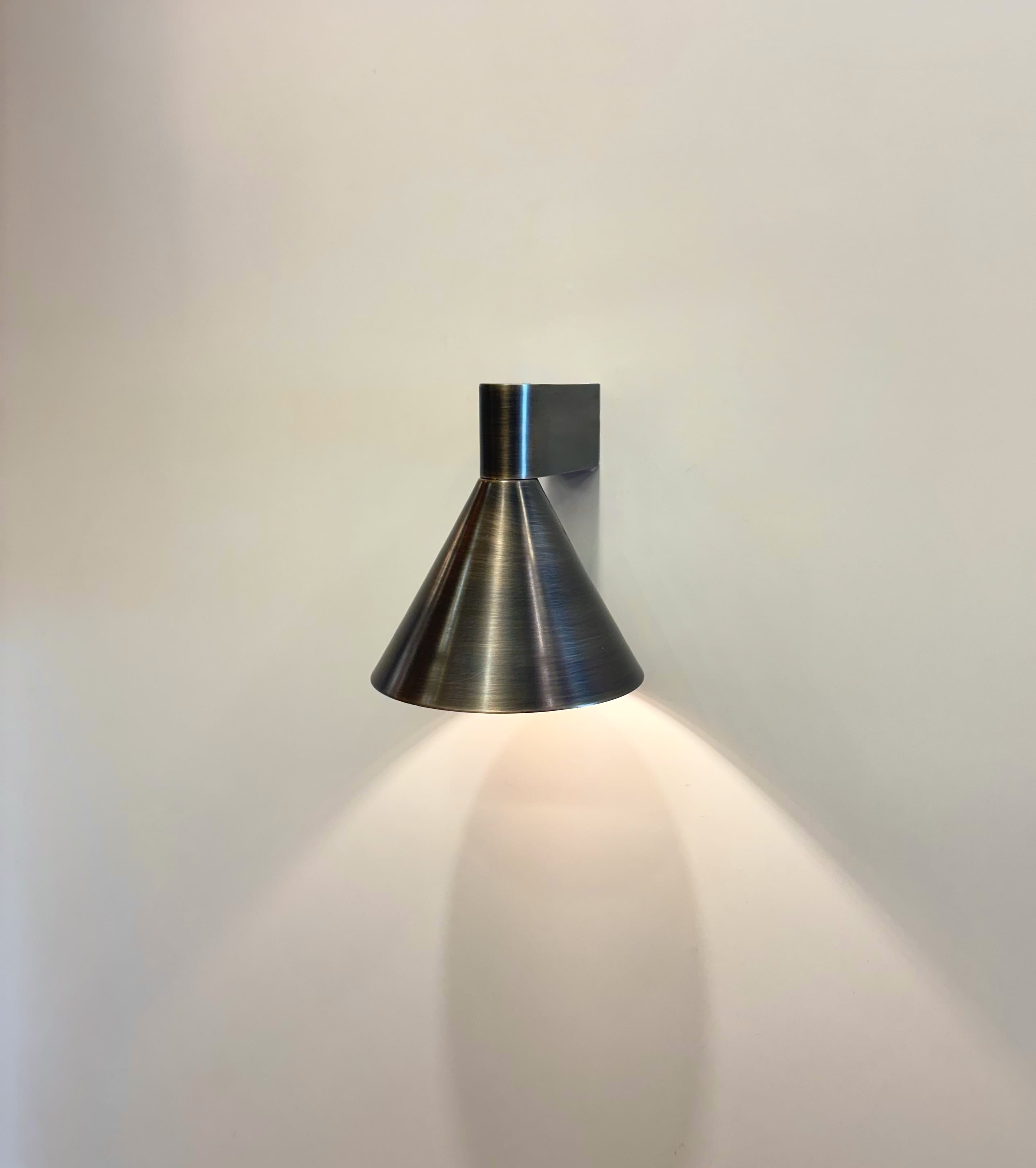 Arel Lighting NOVIC Brushed Metal Wall Sconce