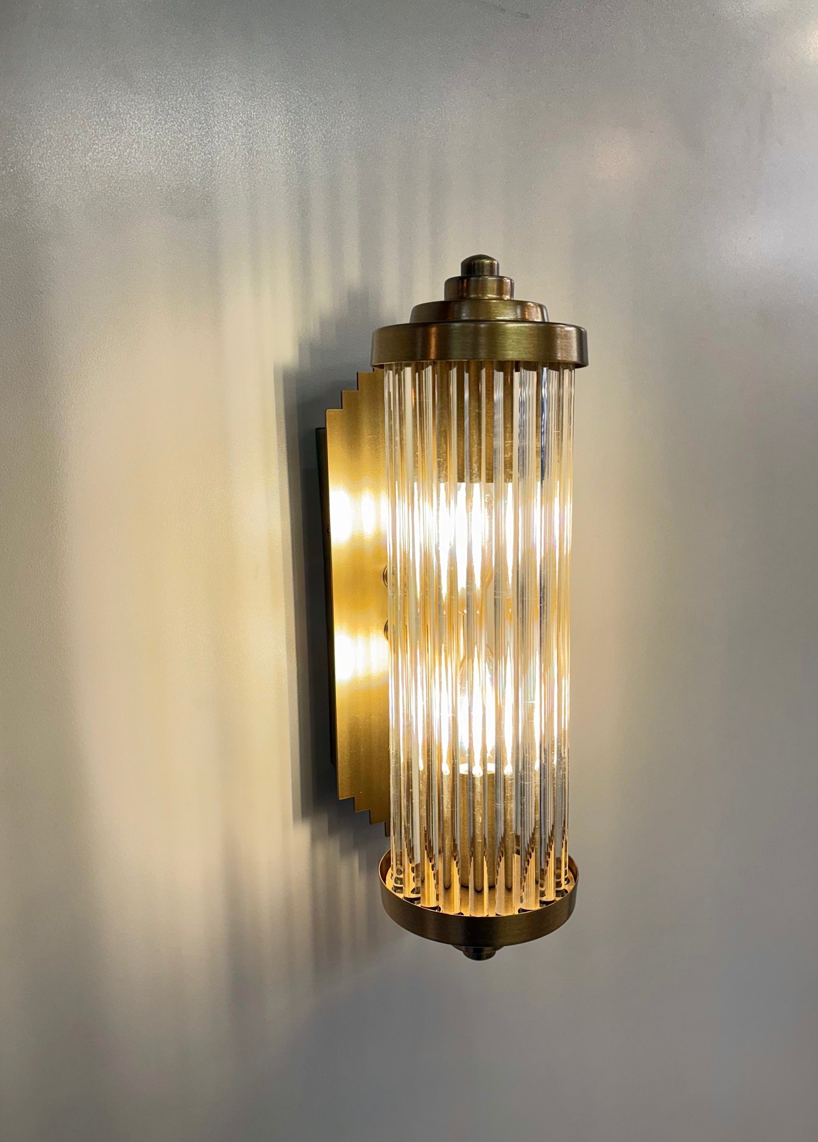 Arel Lighting POTA Handmade Art Deco Wall Sconce