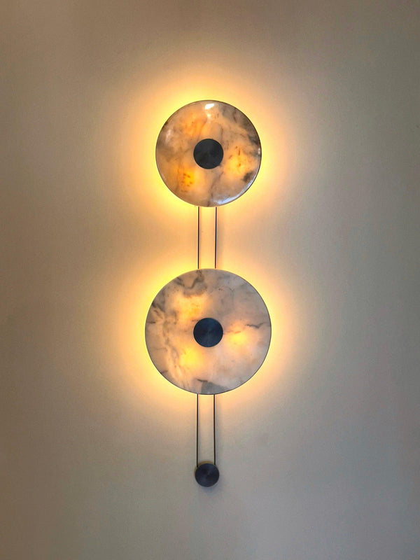 Arel Lighting RAMBLA DOUBLE Marble Sconce