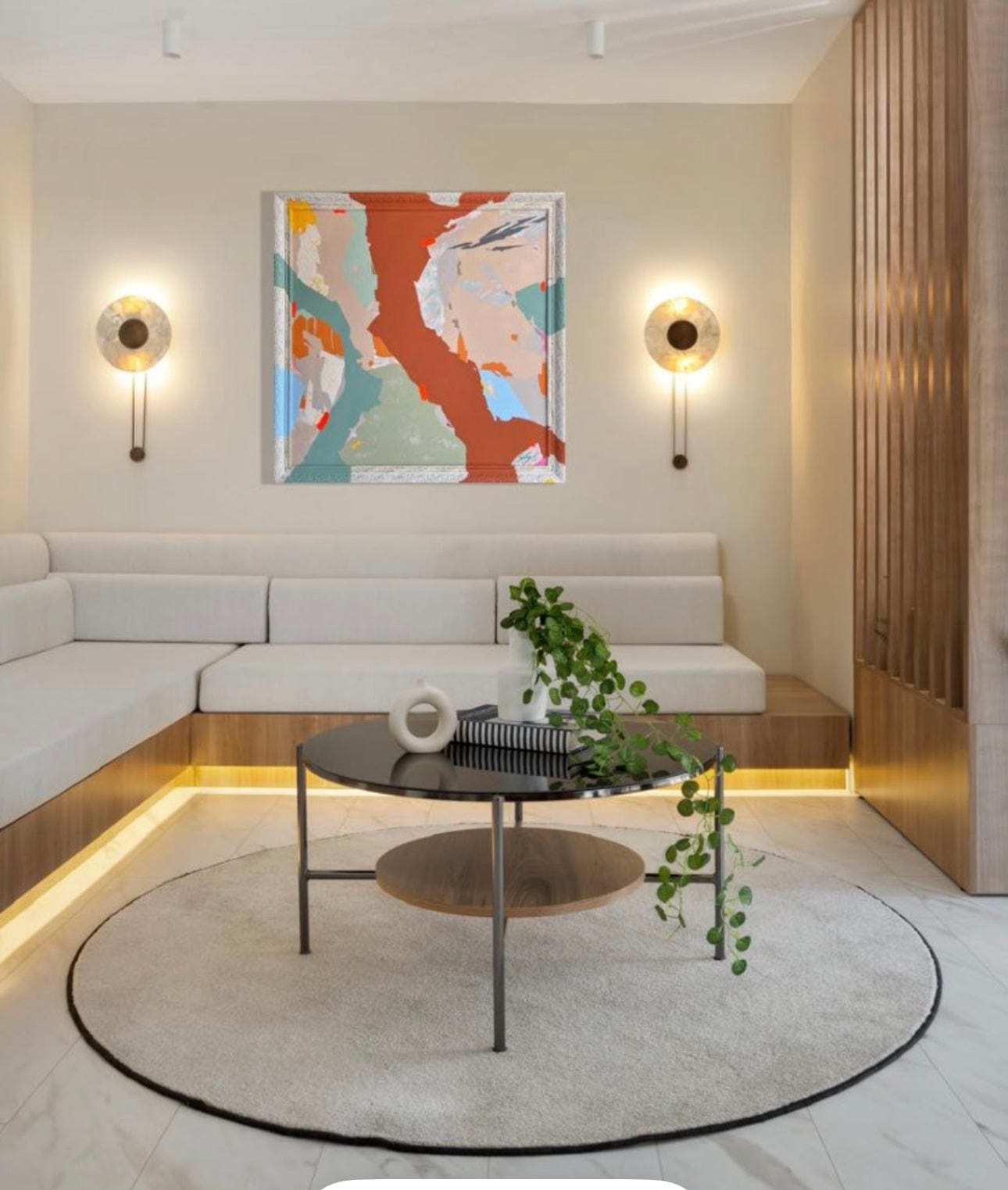 Arel Lighting RAMBLA Marble Sconce