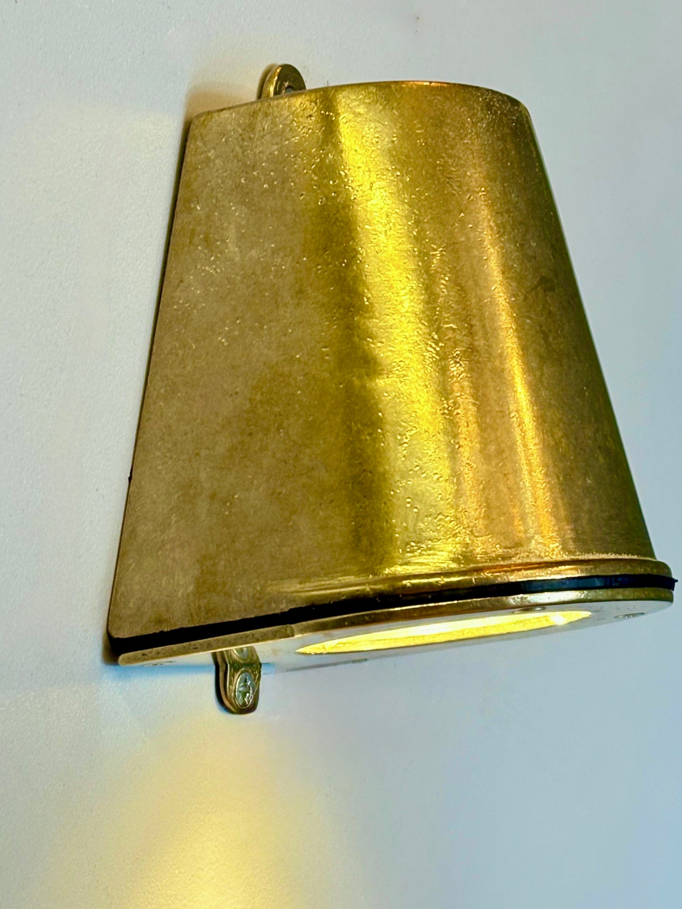 Arel Lighting Raw Brass BALACIA Outdoor Brass Casting Wall Sconce