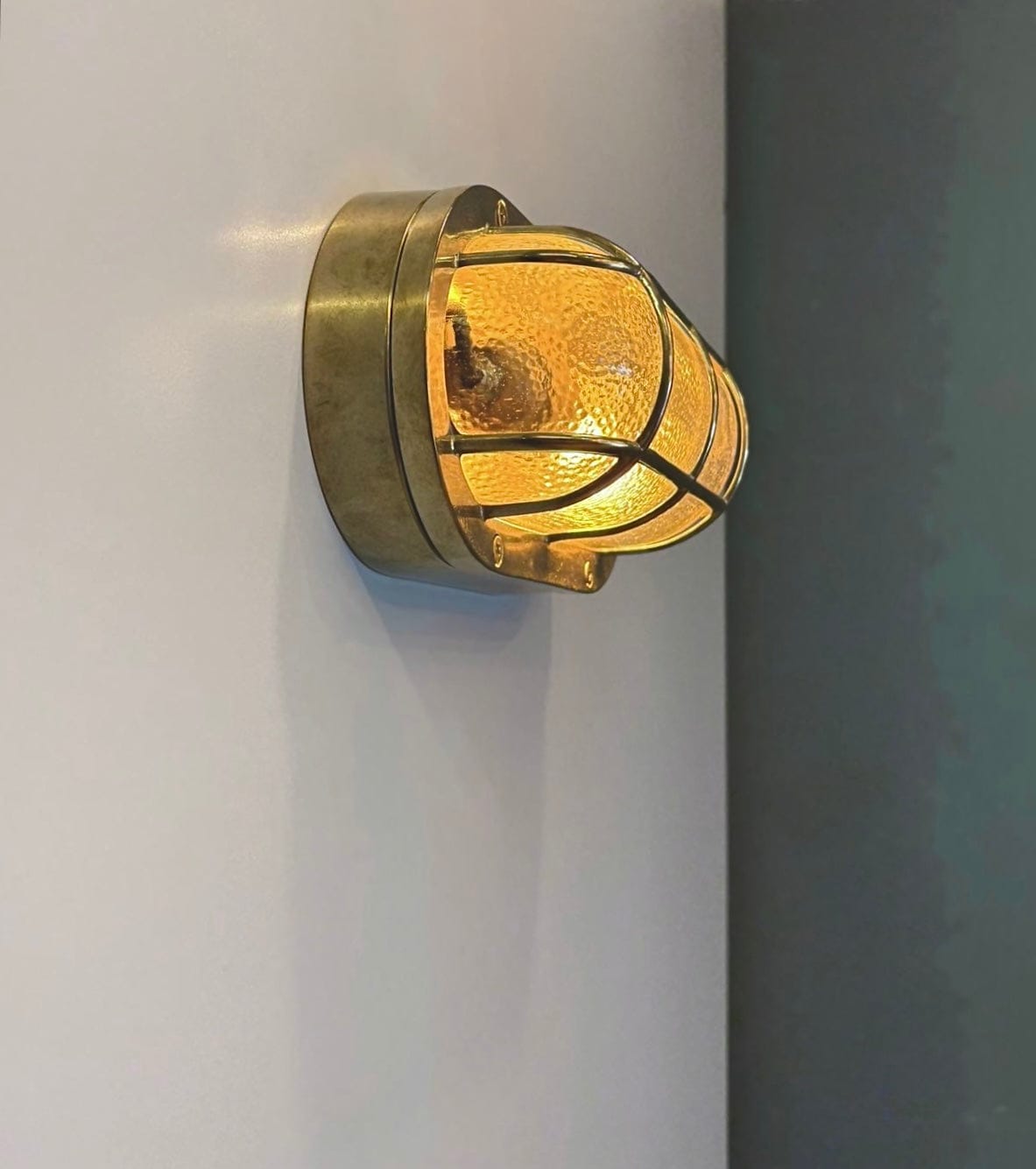 Arel Lighting Raw Brass UZDA Nautical Wall Sconce