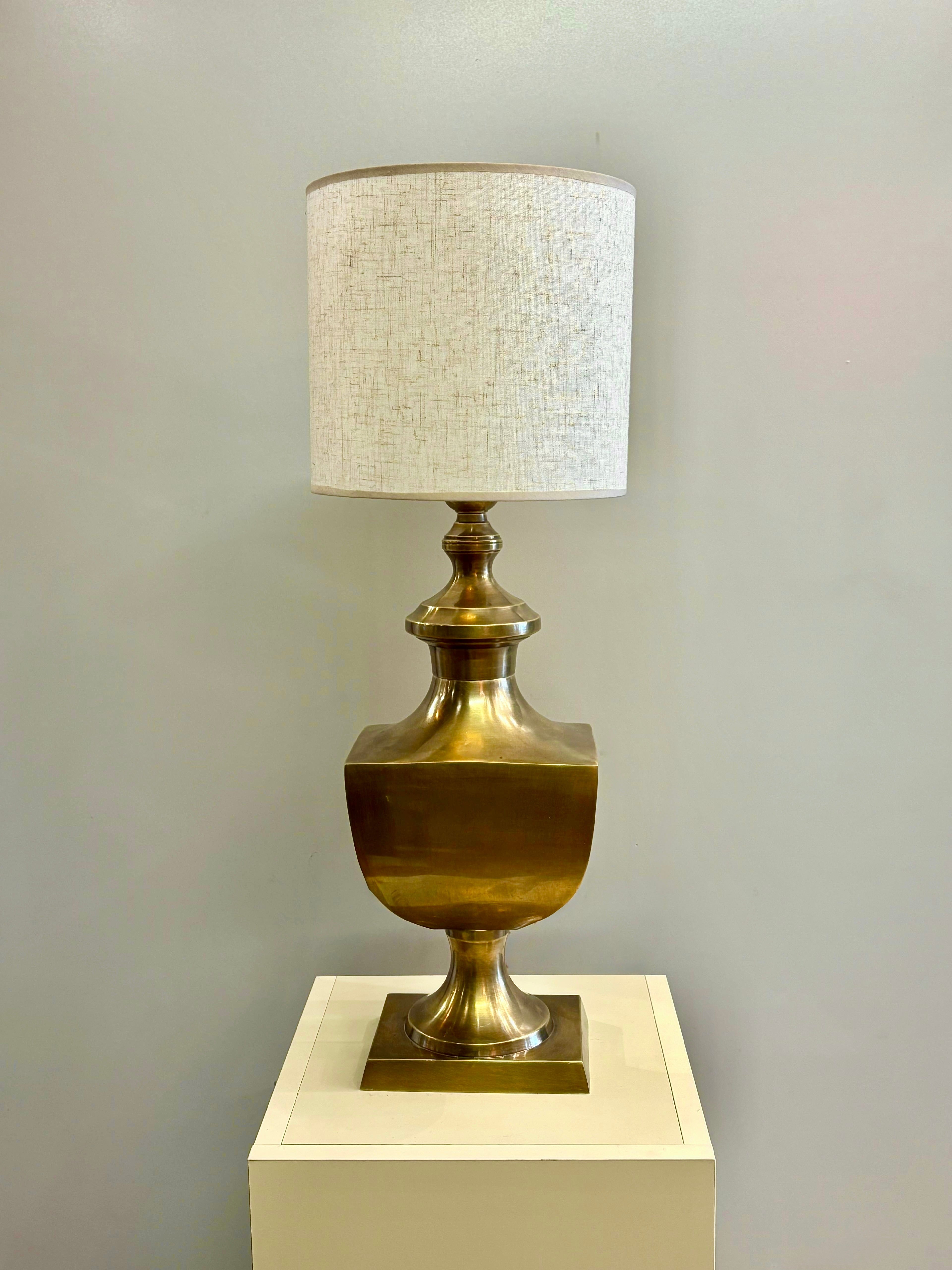 Arel Lighting RIBERA Brass Table Lamp