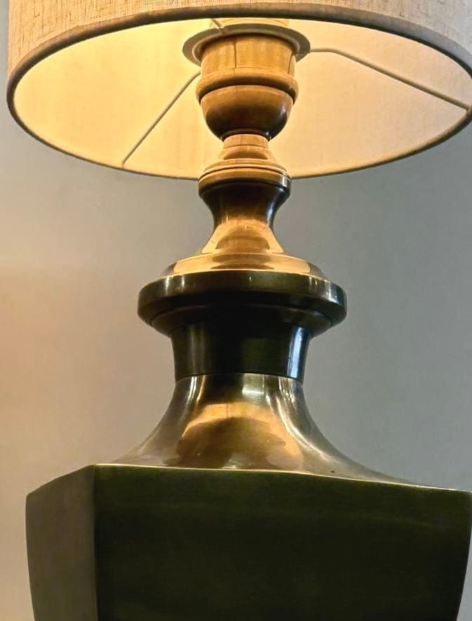 Arel Lighting RIBERA Brass Table Lamp