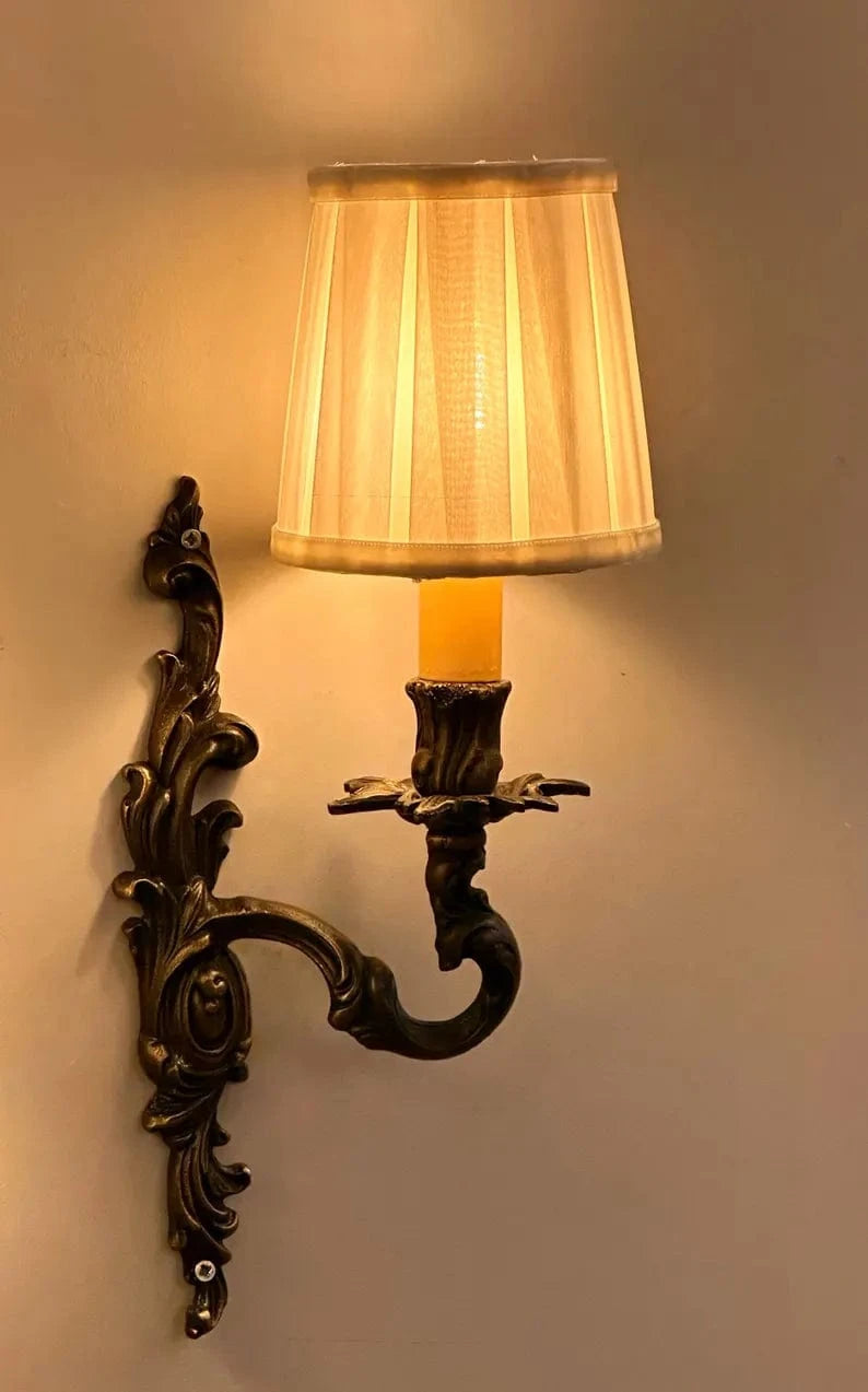 Arel Lighting Right CHATELLE LEFT and RIGHT Brass Traditional Wall Sconce