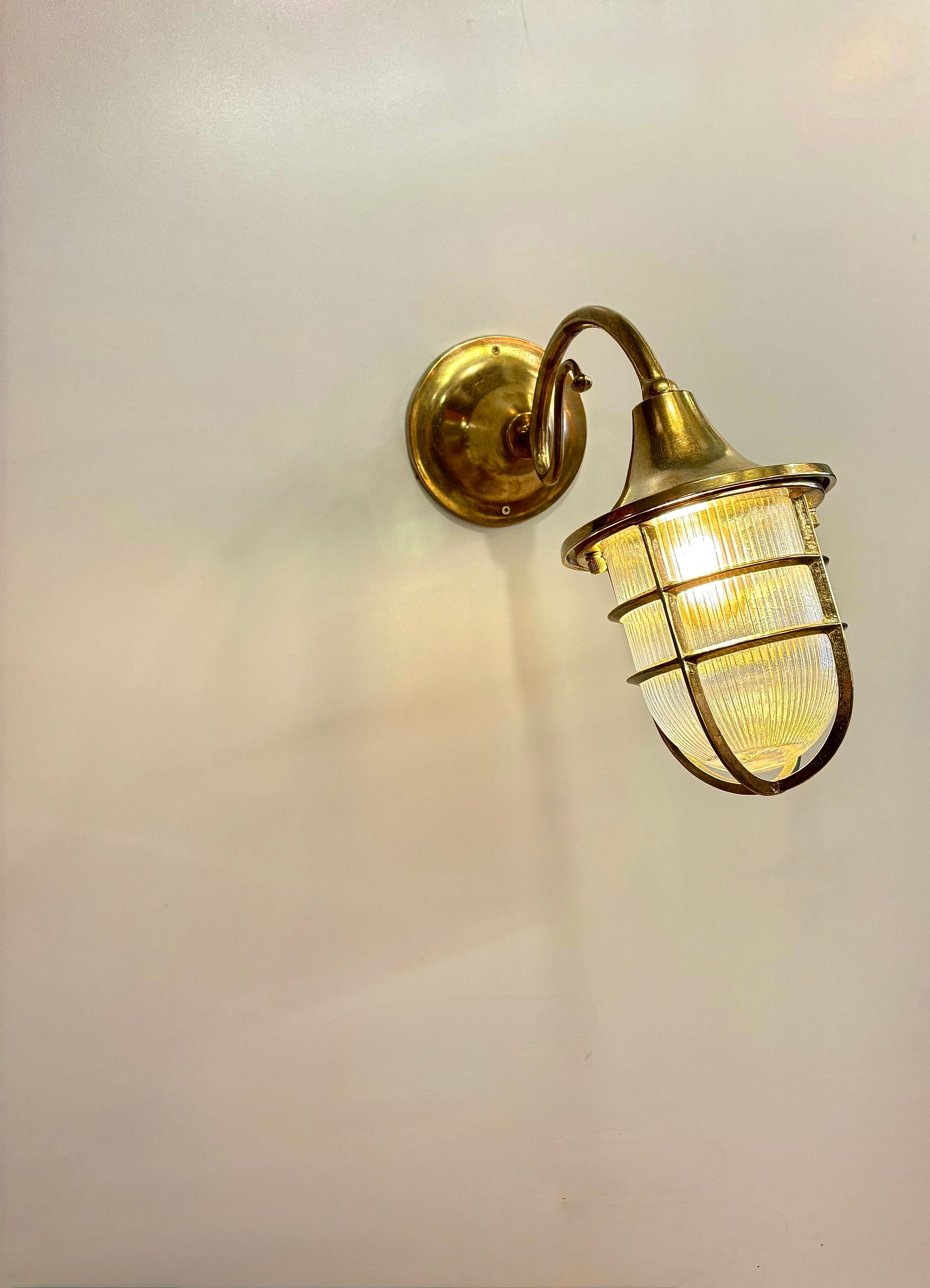 Arel Lighting RYBNO Brass Nautical Wall Sconce