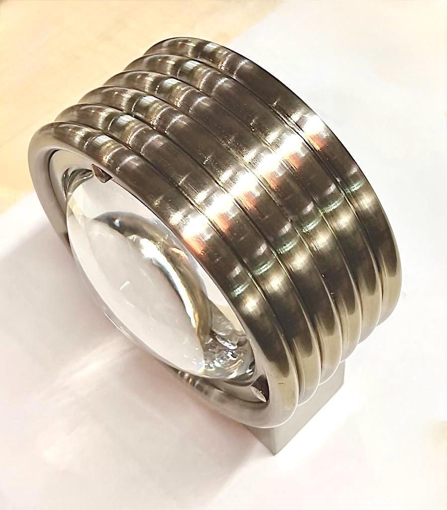 Arel Lighting Satin Nickel LUPA Wall Sconce