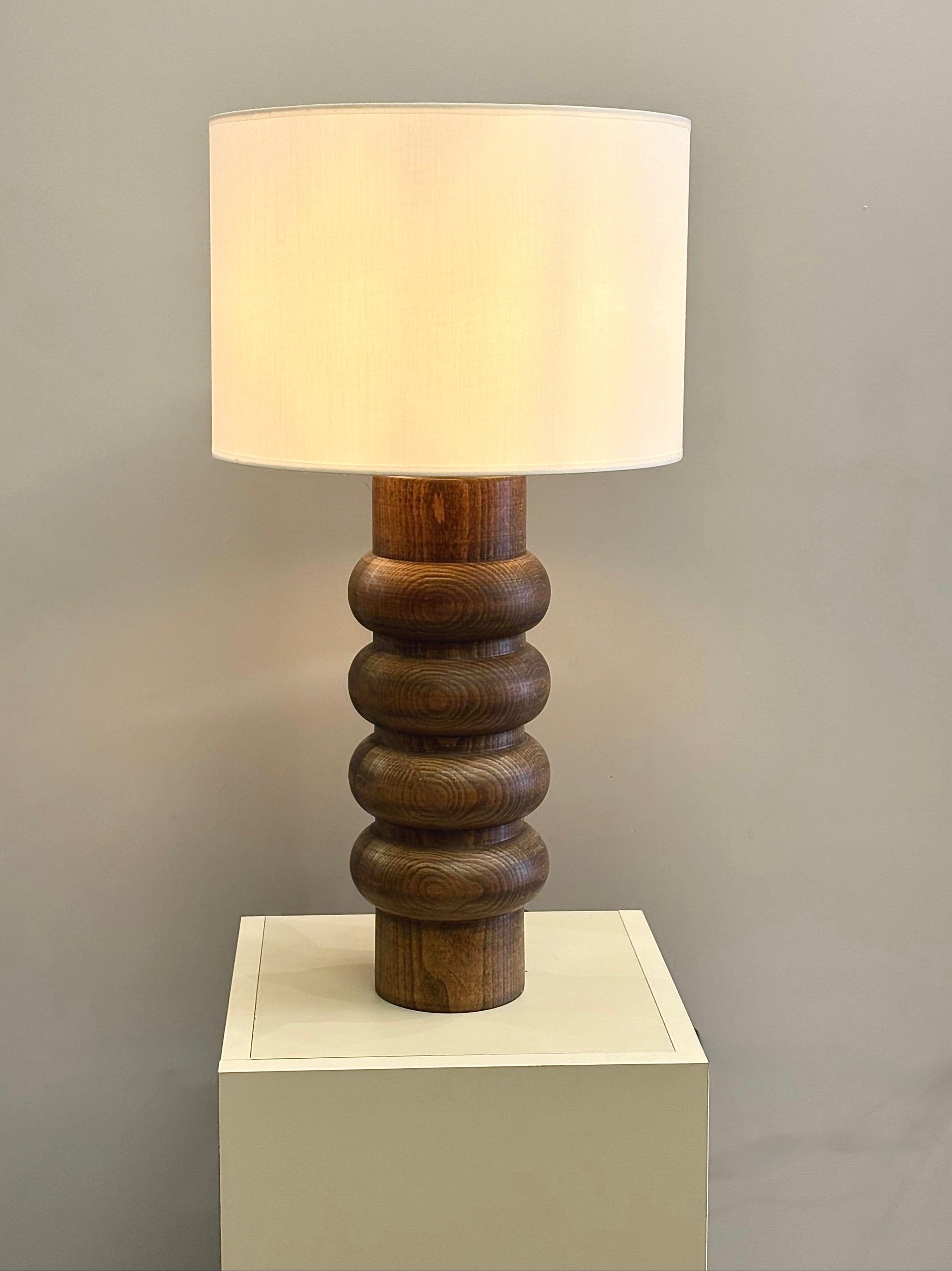 Arel Lighting SFAX Wooden Table Lamp