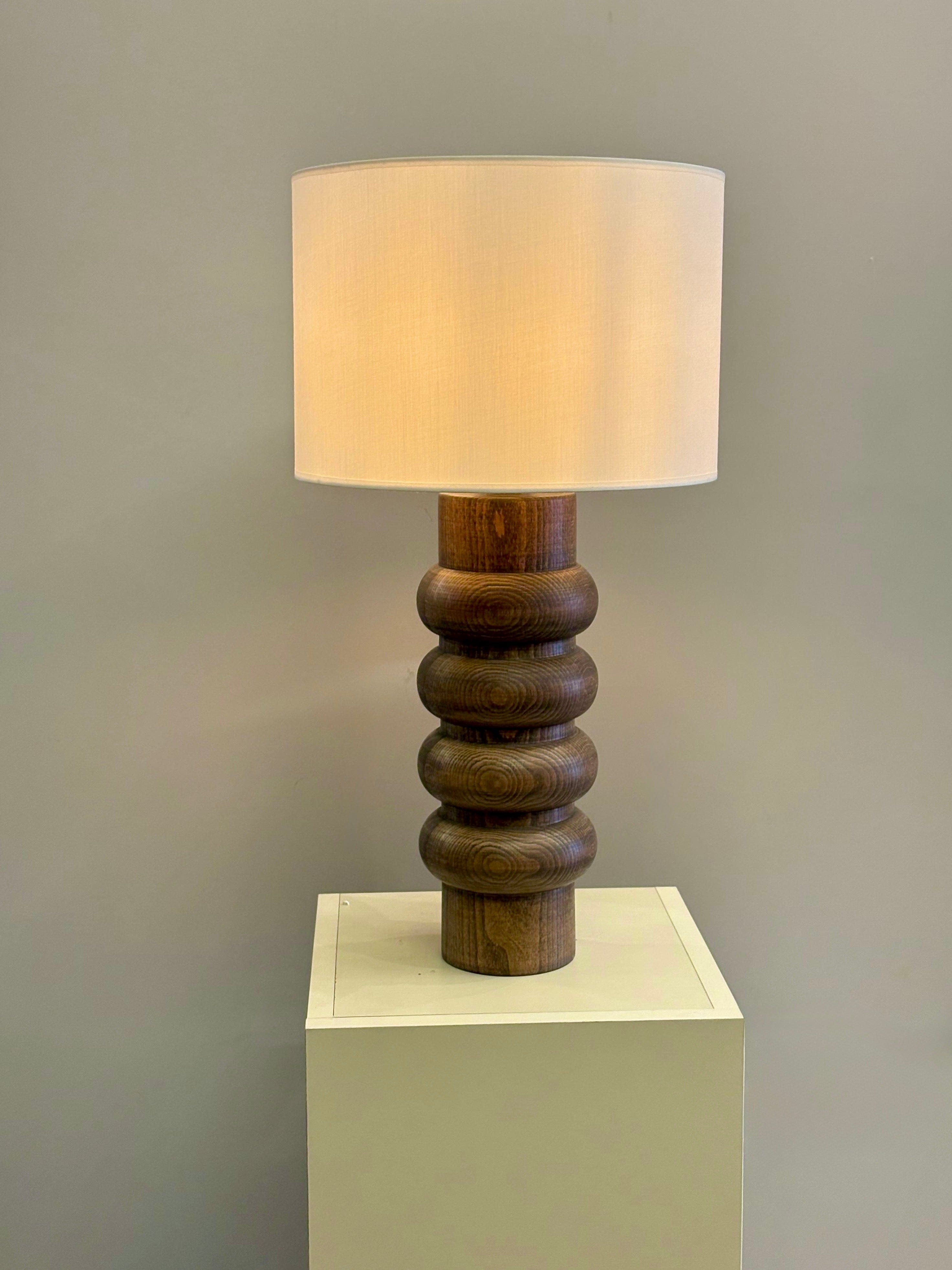 Arel Lighting SFAX Wooden Table Lamp