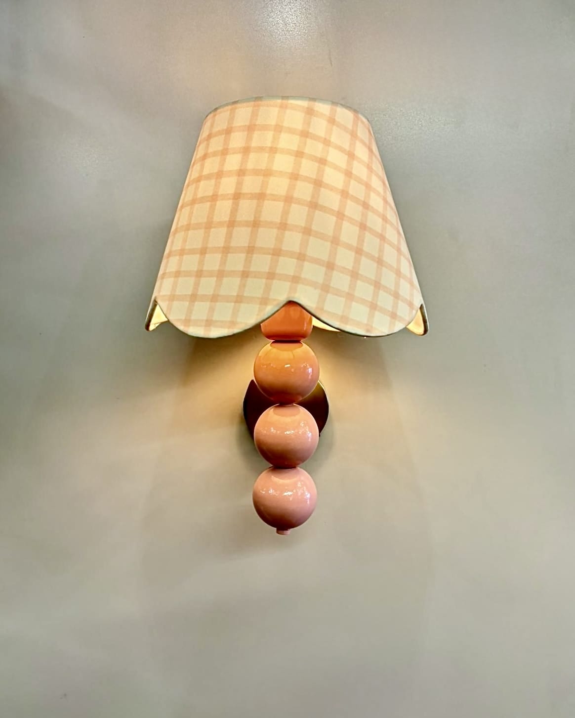 Arel Lighting TRABIA Pink Wall Sconce