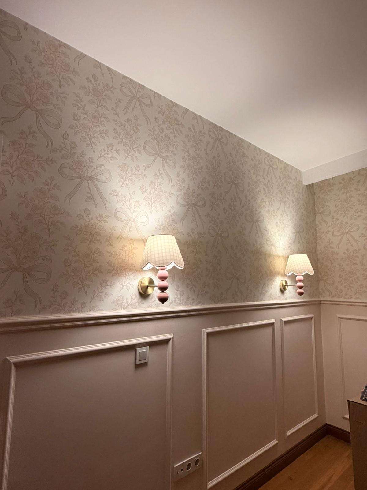 Arel Lighting TRABIA Pink Wall Sconce