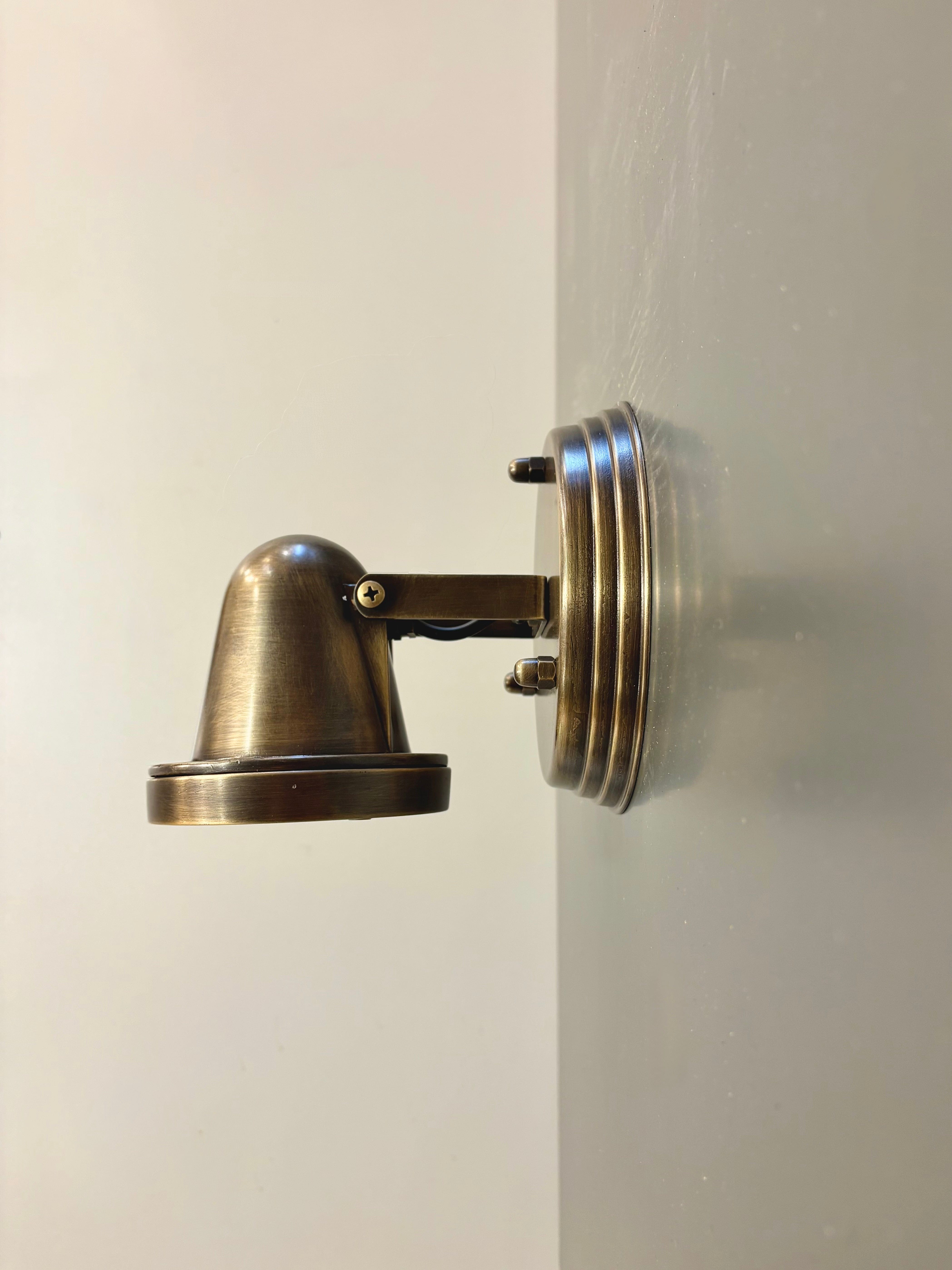 Arel Lighting TRAIAN Adjustable Outdoor Brass Casting Wall Sconce