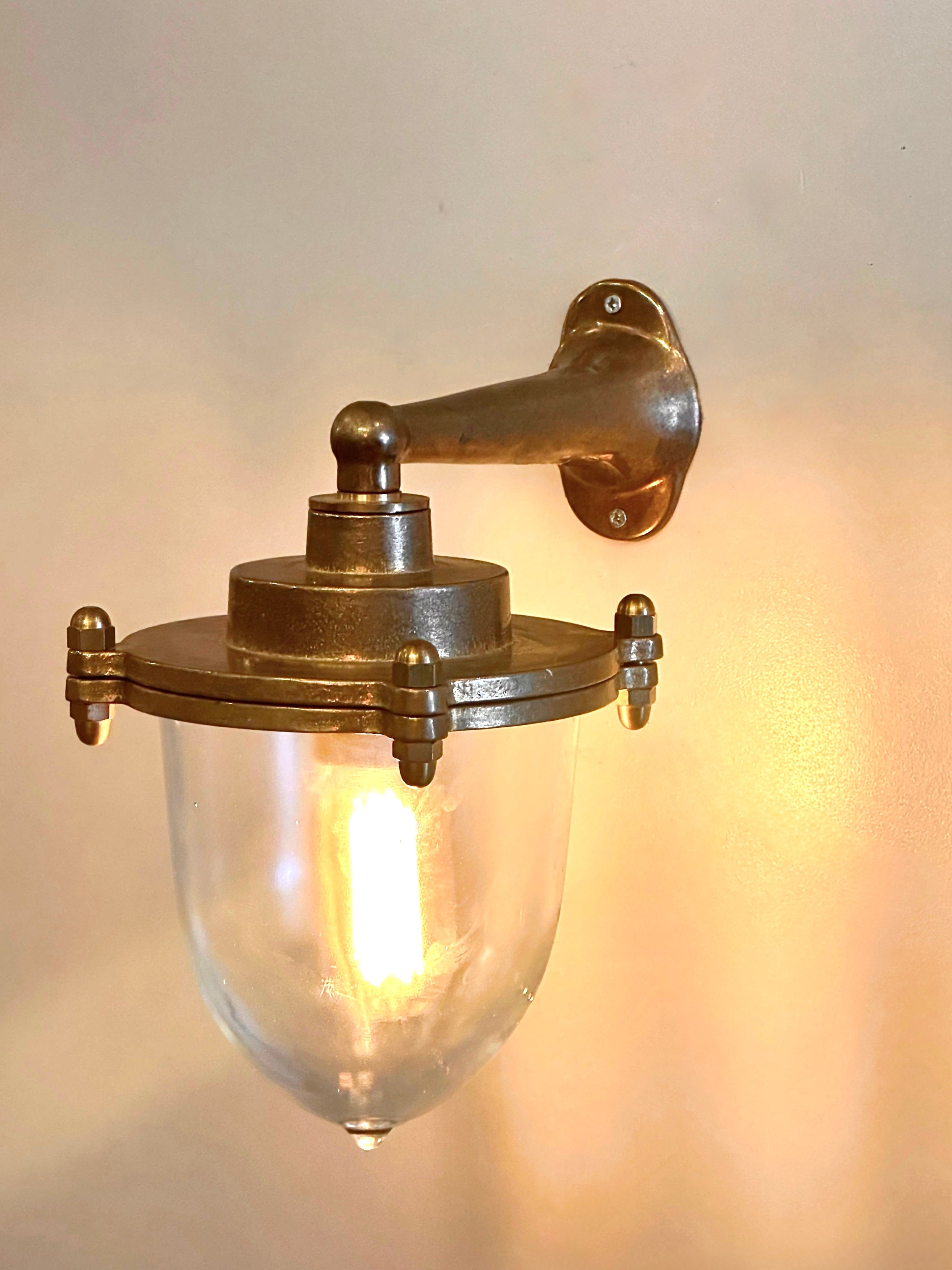 Arel Lighting UNIREA Nautical Brass Wall Sconce