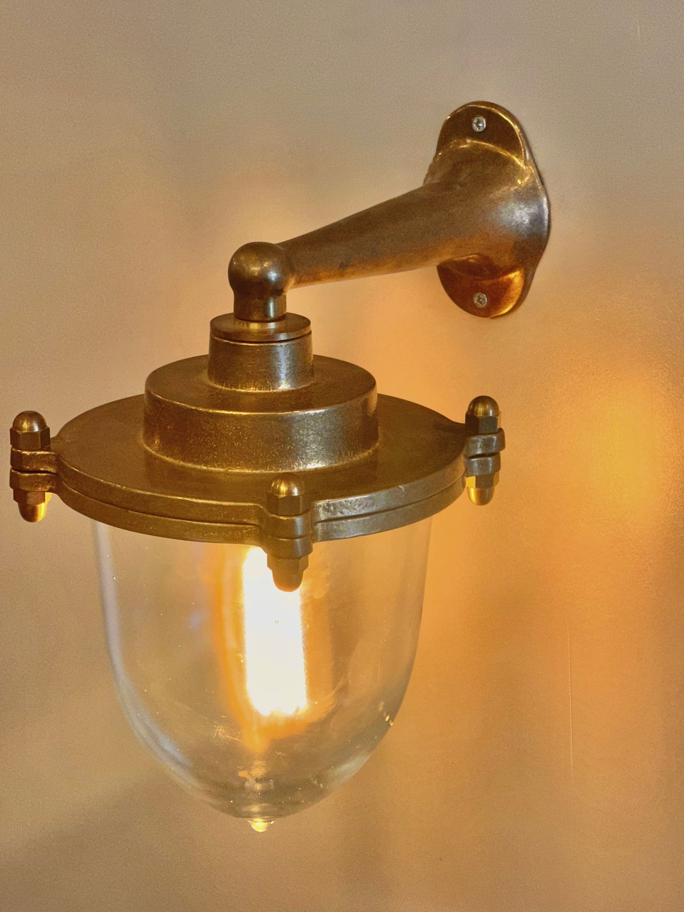 Arel Lighting UNIREA Nautical Brass Wall Sconce