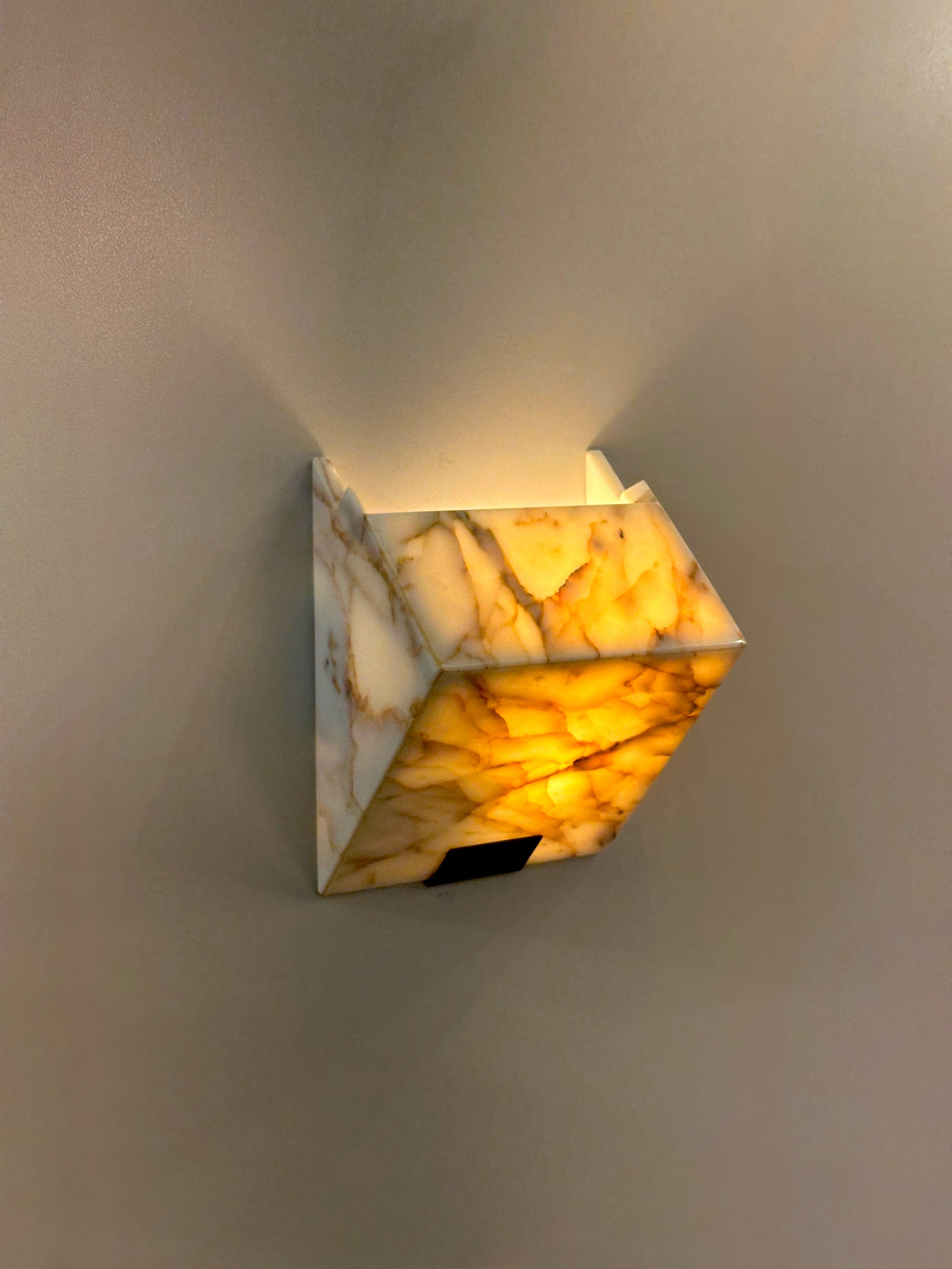 Arel Lighting VENDOME Marble Sconce