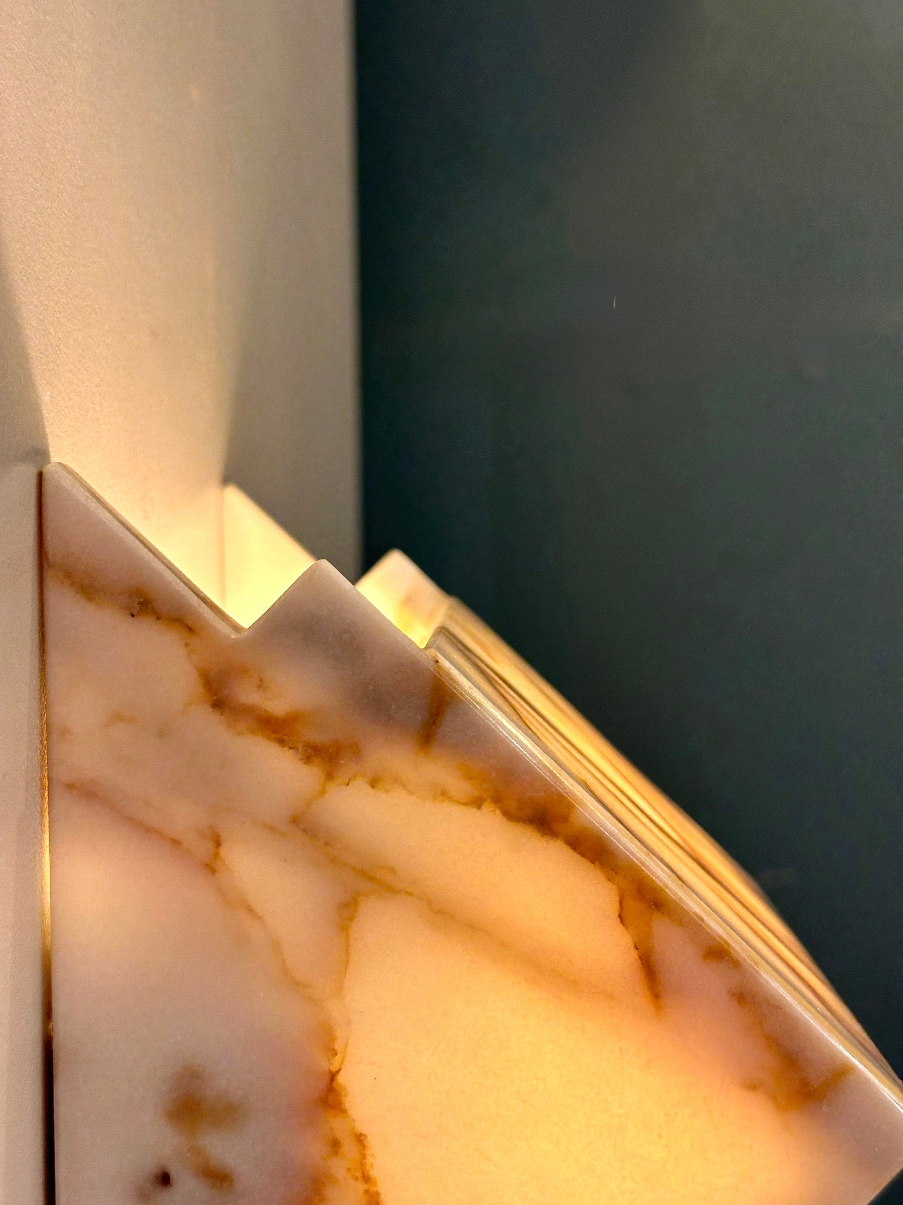 Arel Lighting VENDOME Marble Sconce