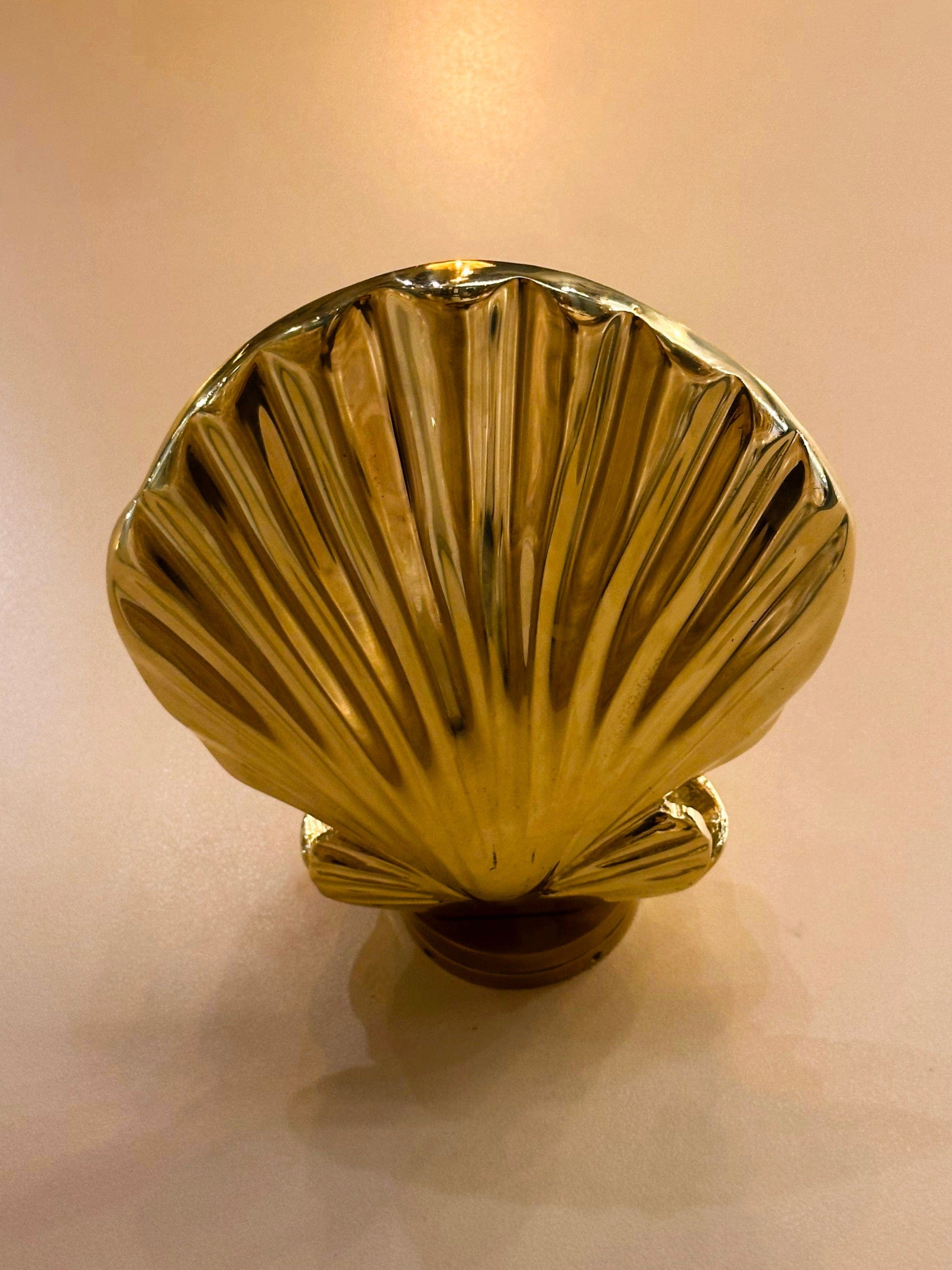 Arel Lighting Veroia Sculptural Brass Casting Wall Sconce