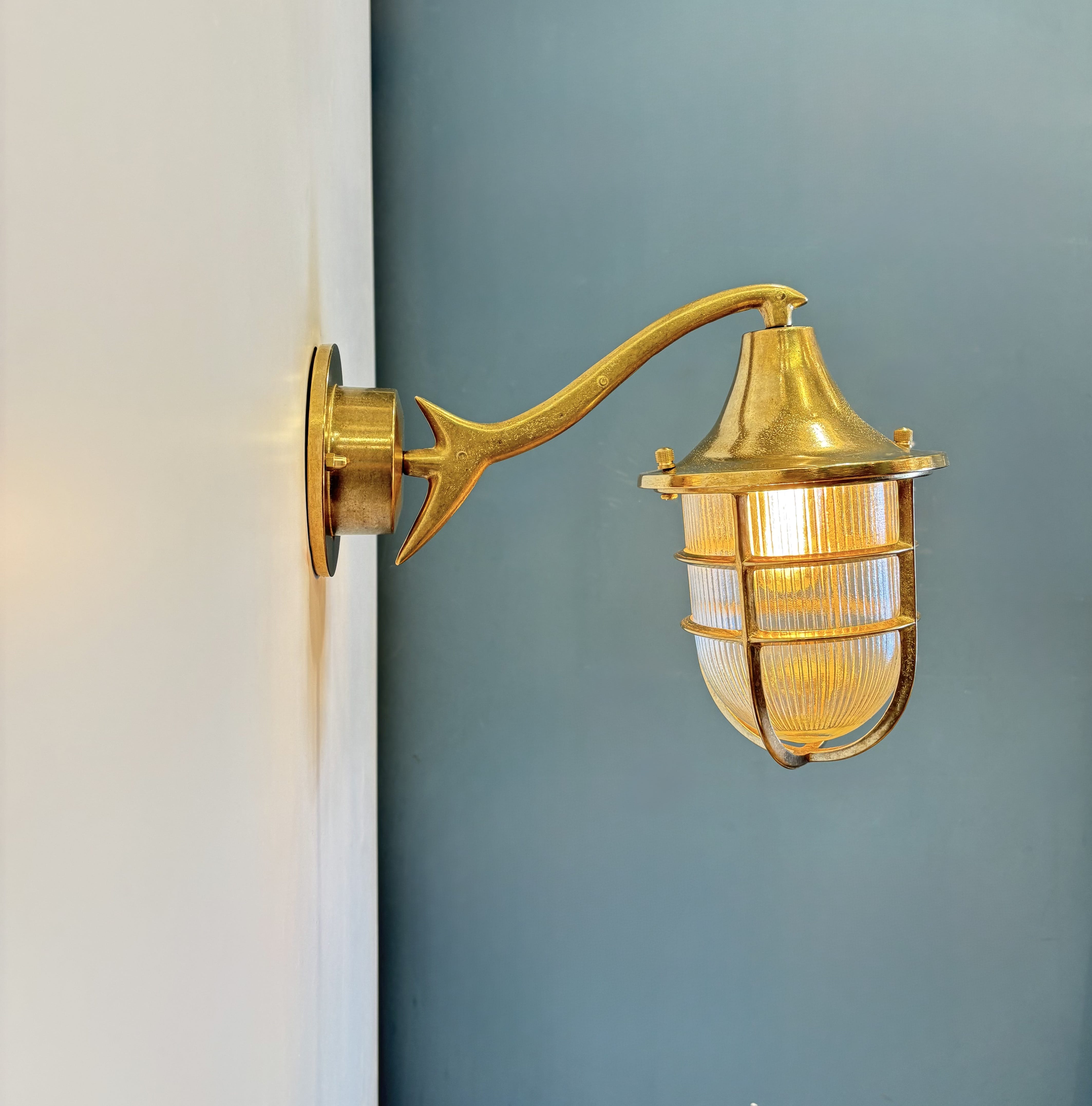 Arel Lighting VILLENA Handmade Brass Nautical Wall Sconce