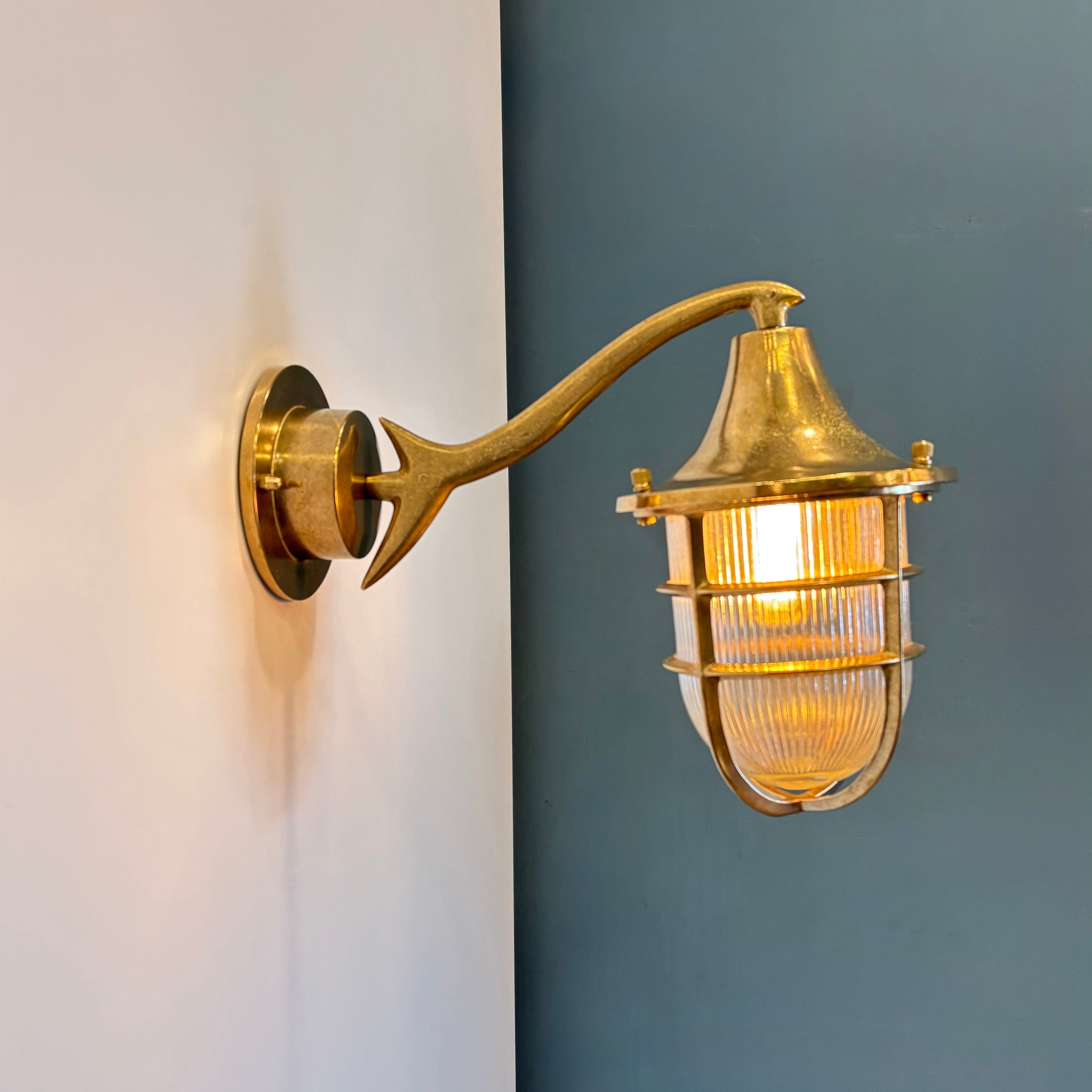 Arel Lighting VILLENA Handmade Brass Nautical Wall Sconce
