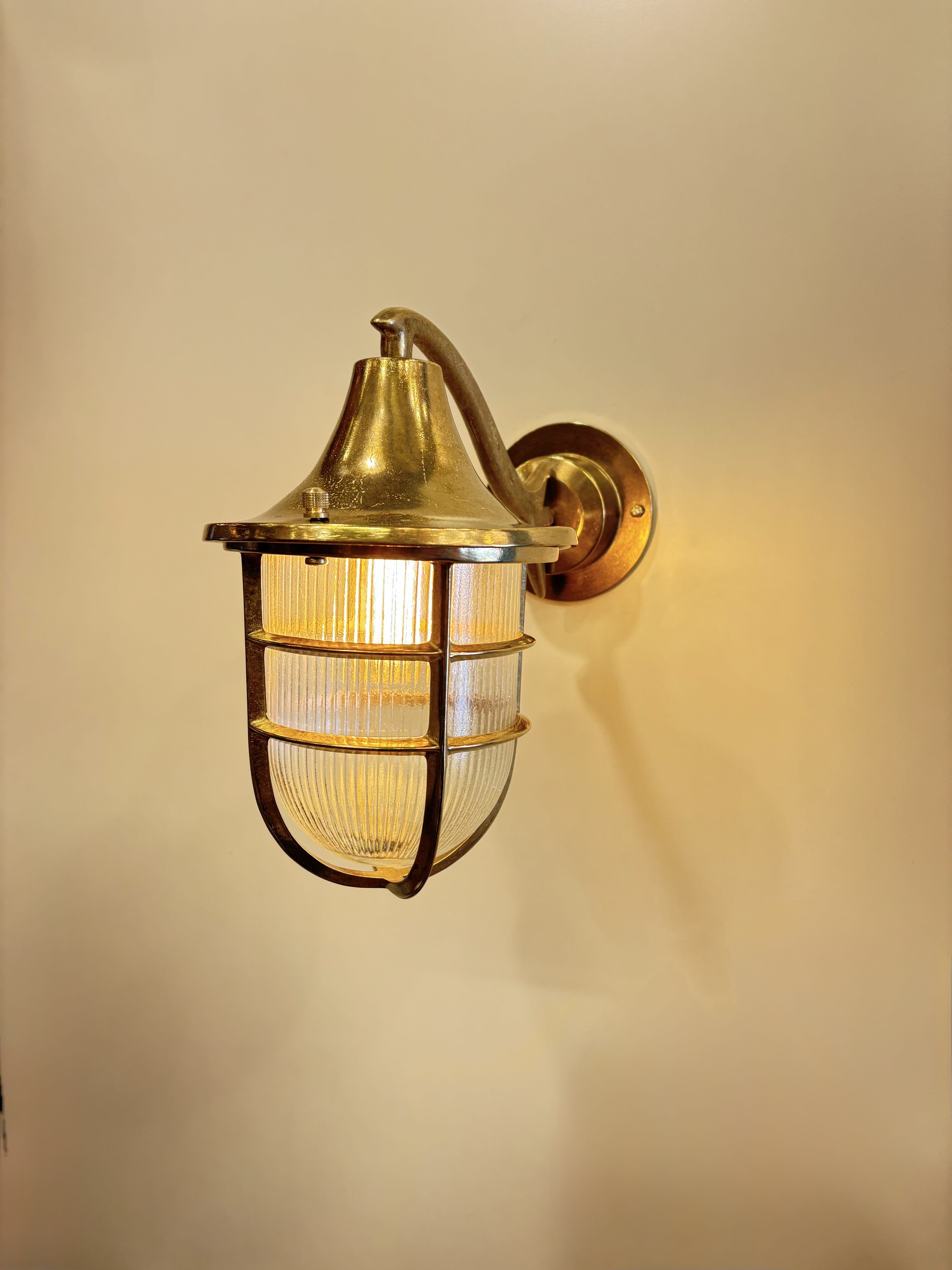 Arel Lighting VILLENA Handmade Brass Nautical Wall Sconce