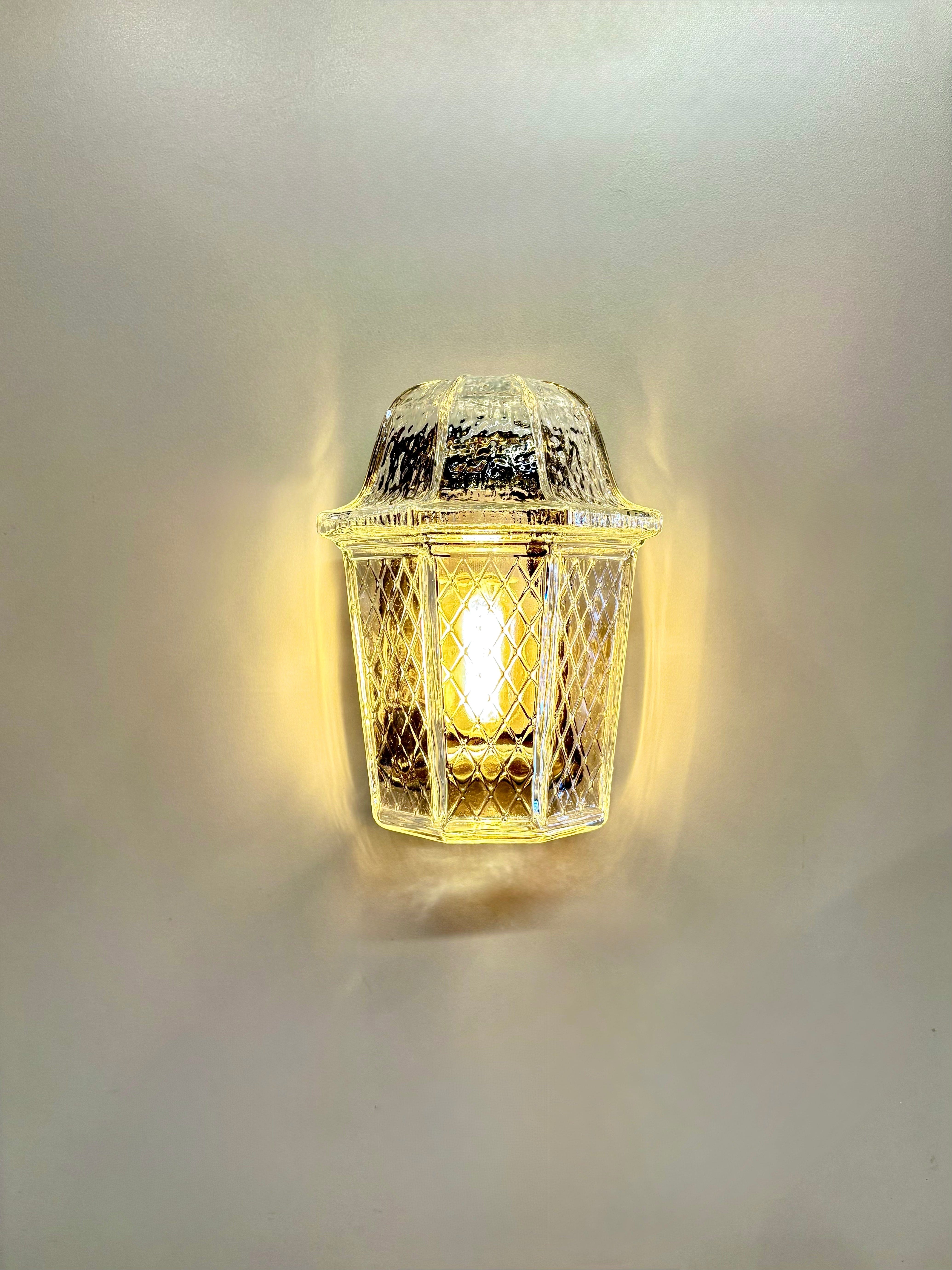 Arel Lighting White AON II Classic Glass Wall Sconce