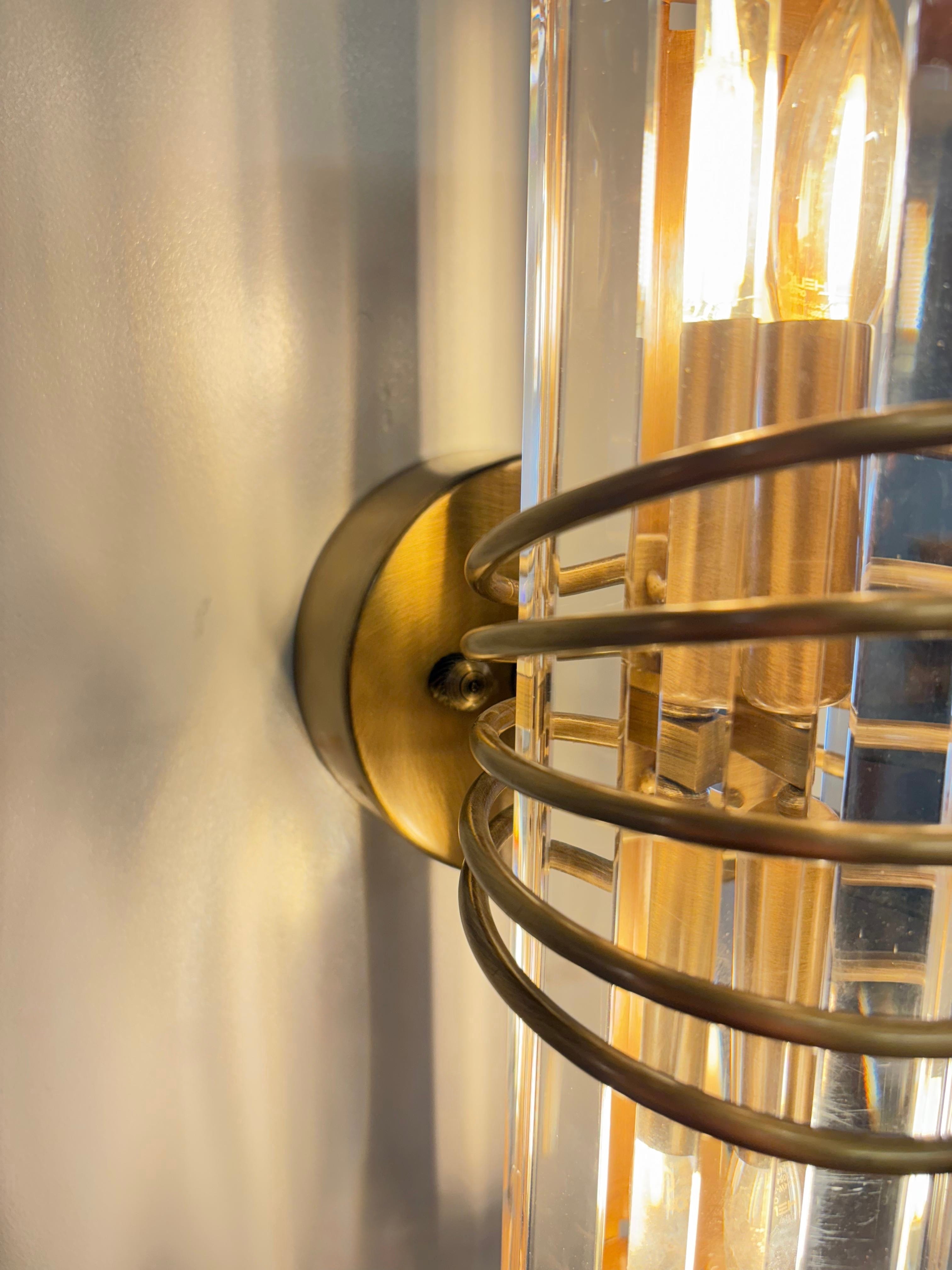 Arel Lighting ZANTE Handmade Art Deco Wall Sconce