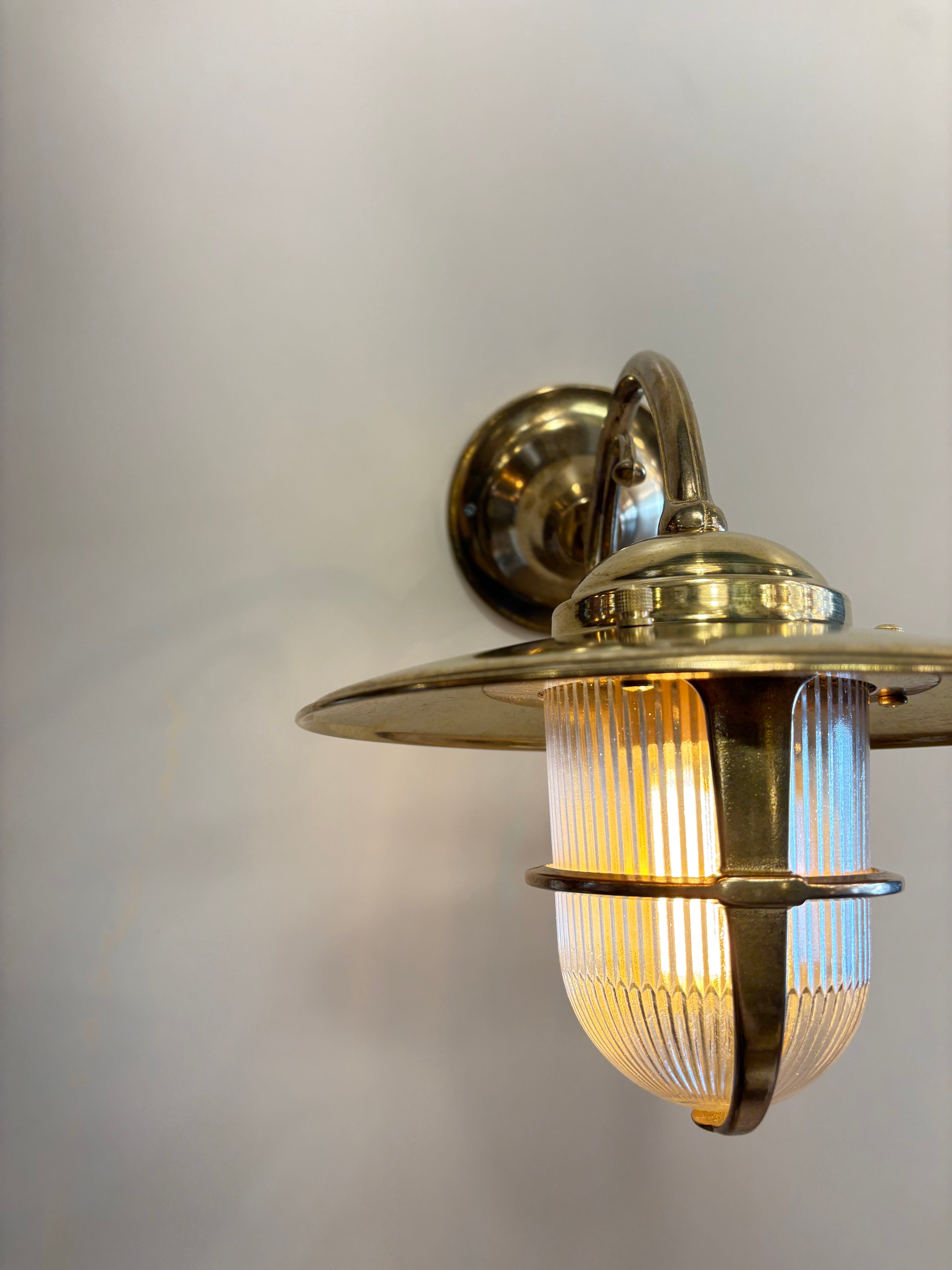 Arel Lighting ZUG Handmade Brass Nautical Wall Sconce