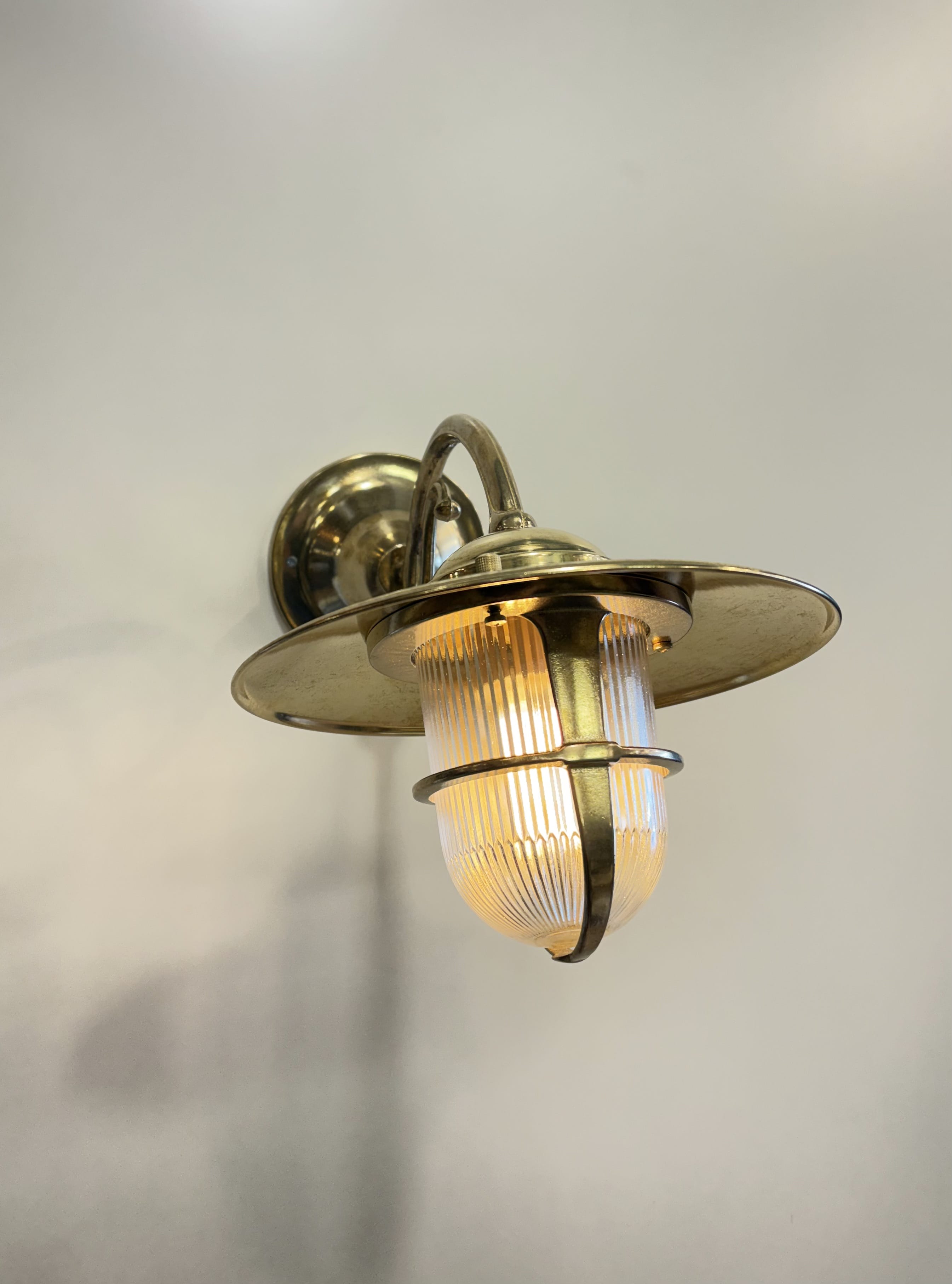 Arel Lighting ZUG Handmade Brass Nautical Wall Sconce