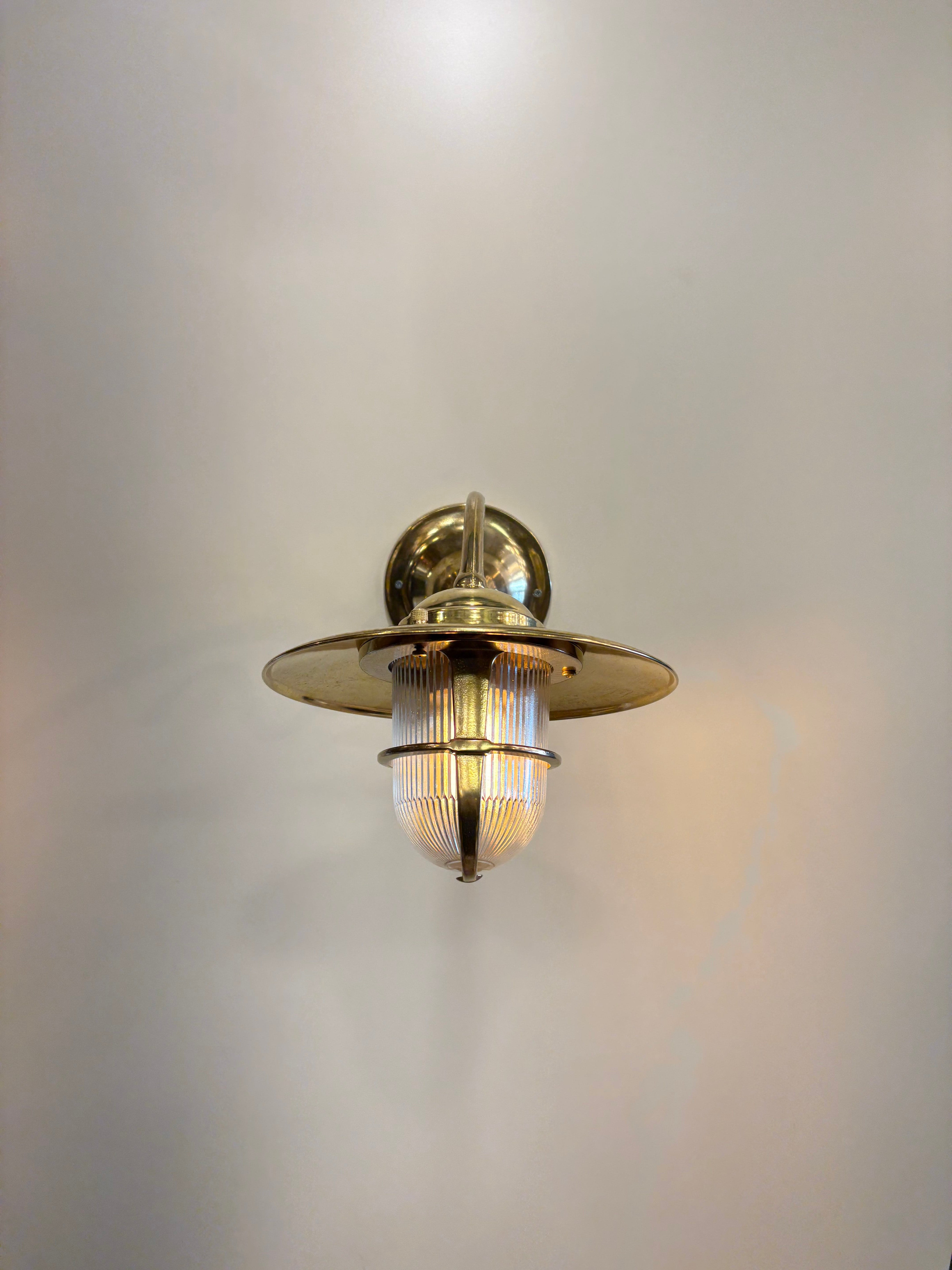 Arel Lighting ZUG Handmade Brass Nautical Wall Sconce