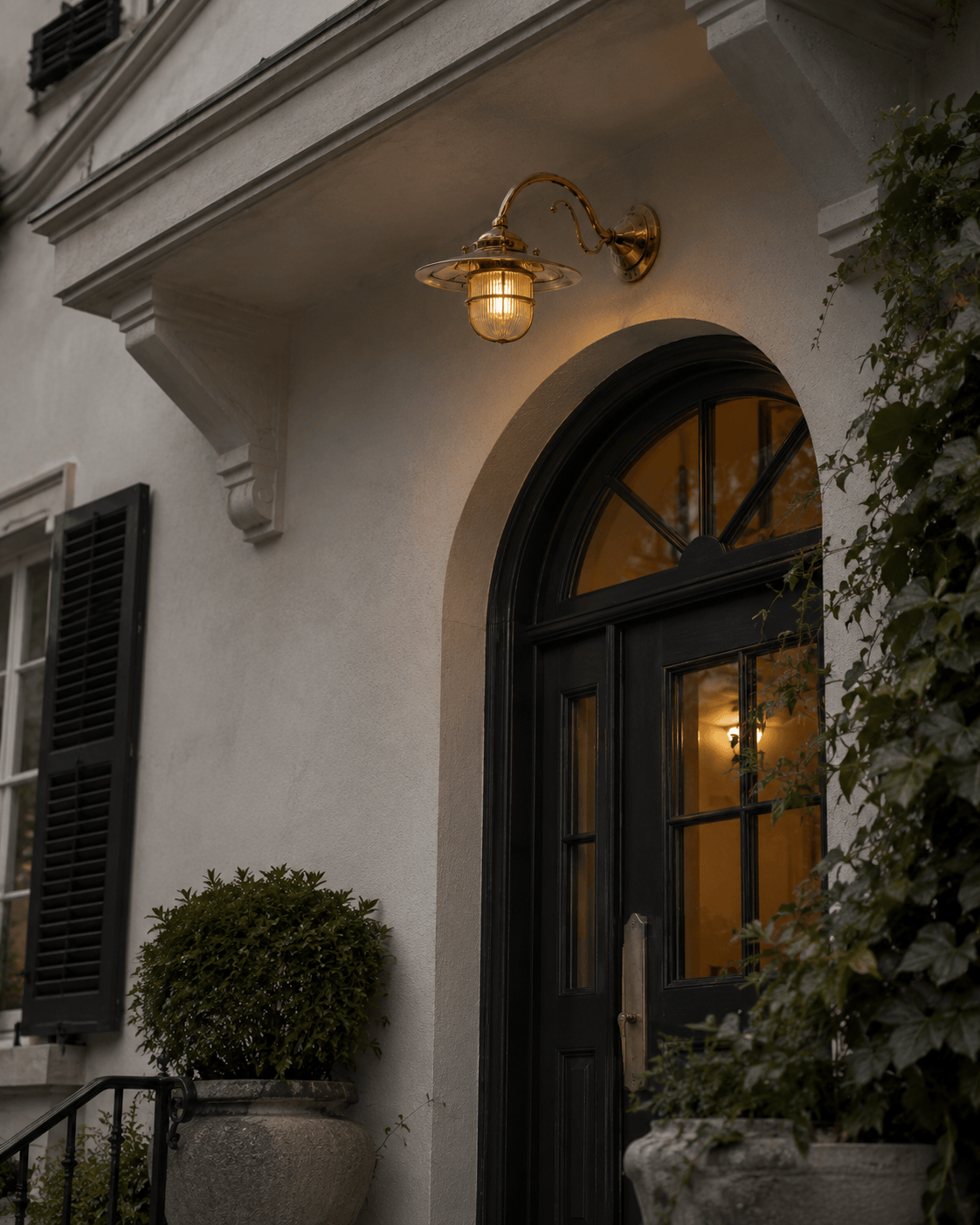 Arel Lighting ZUG Handmade Brass Nautical Wall Sconce