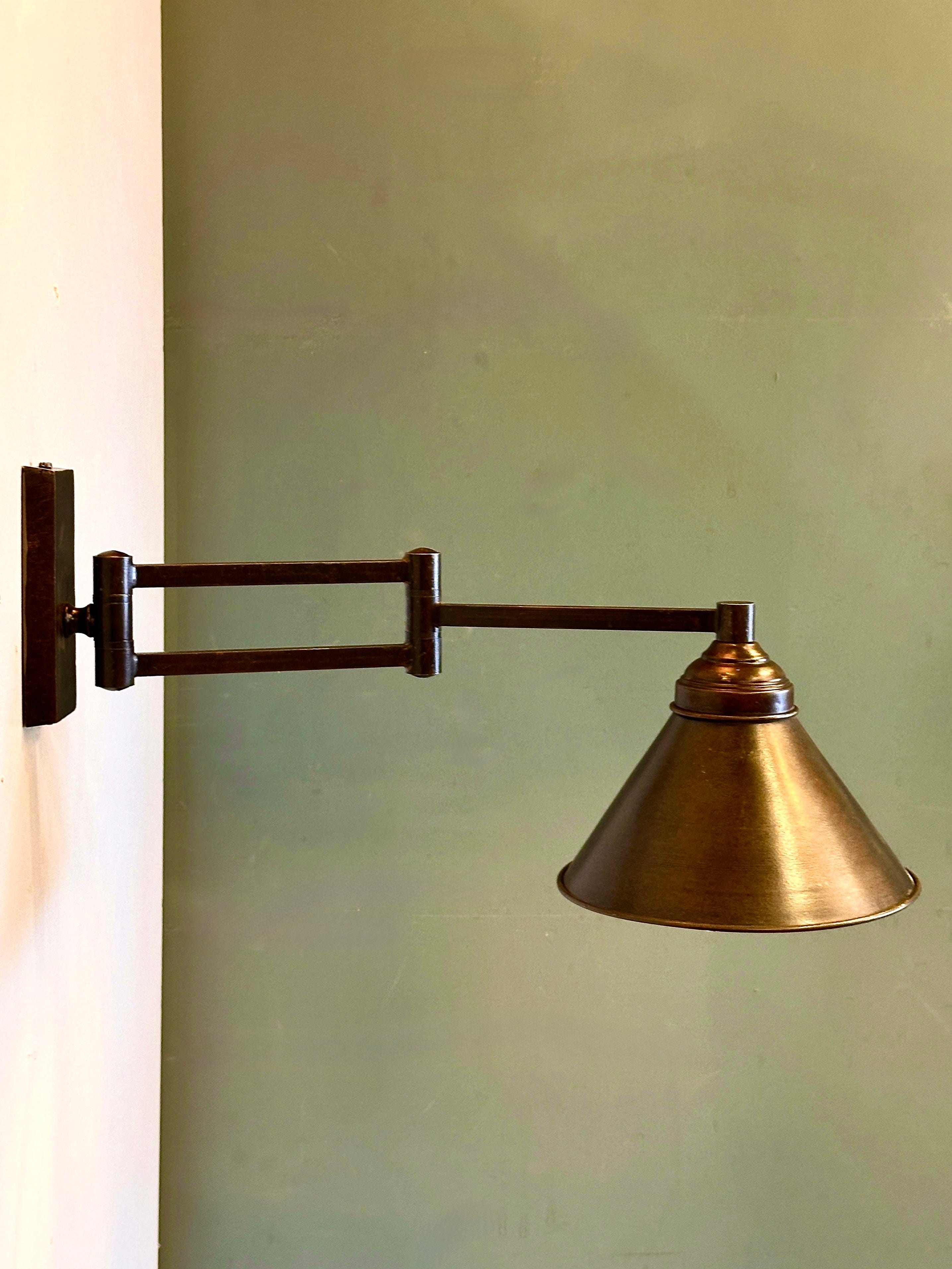 My Store Antique Brass BIRSTET Articulating Wall Sconce