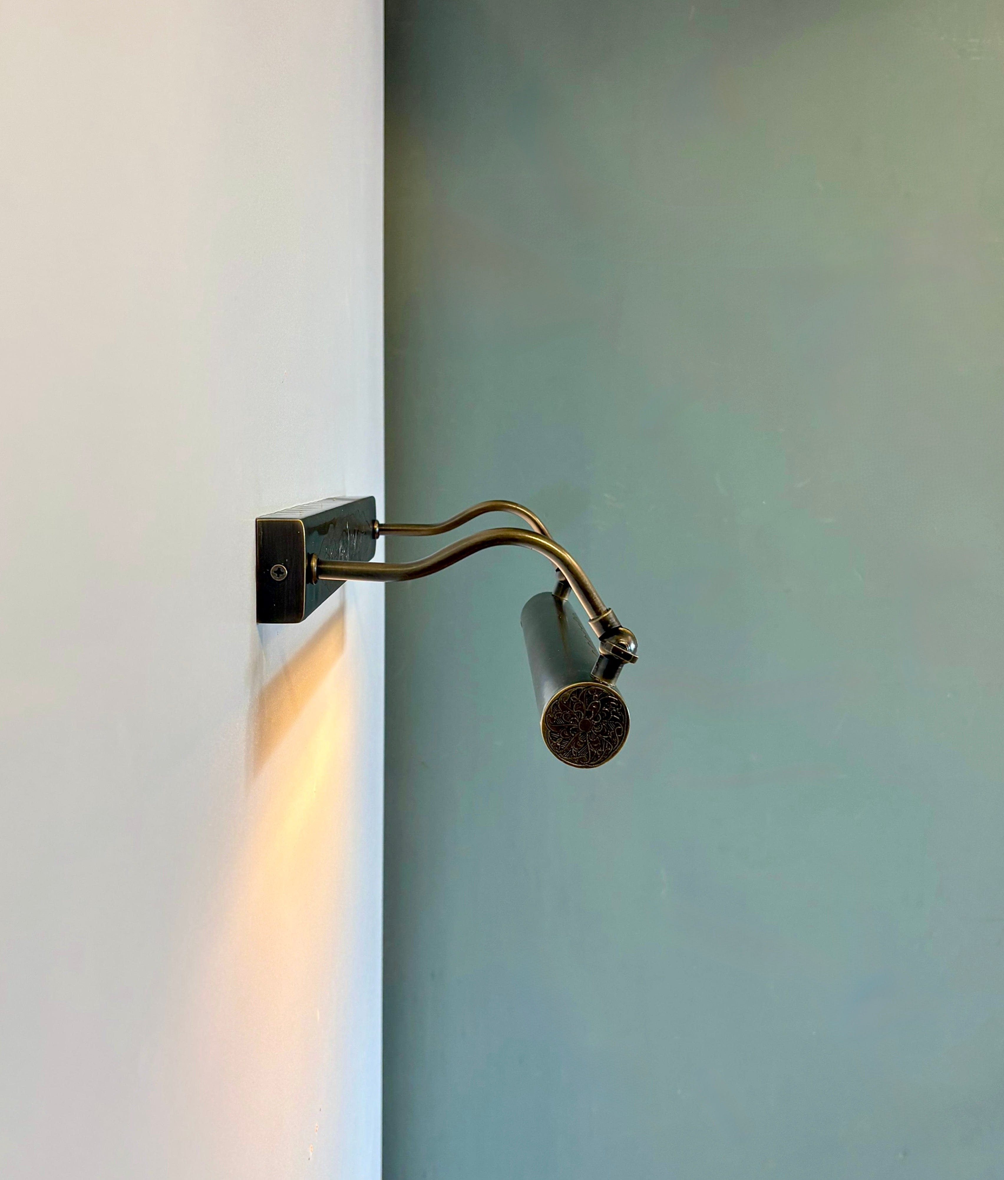 My Store Antique Brass JENA Brass Casting Picture Wall Sconce