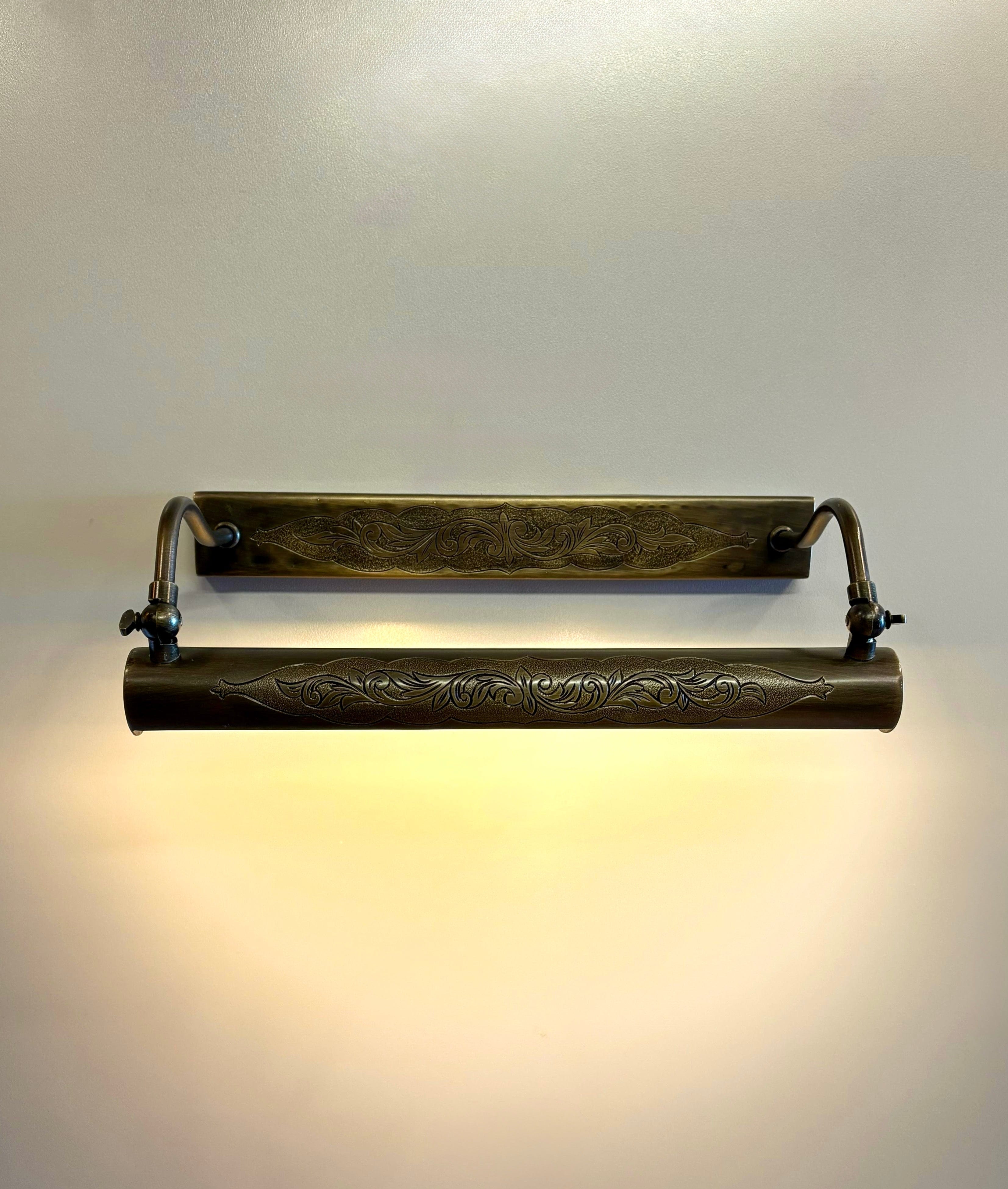 My Store Antique Brass JENA Brass Casting Picture Wall Sconce