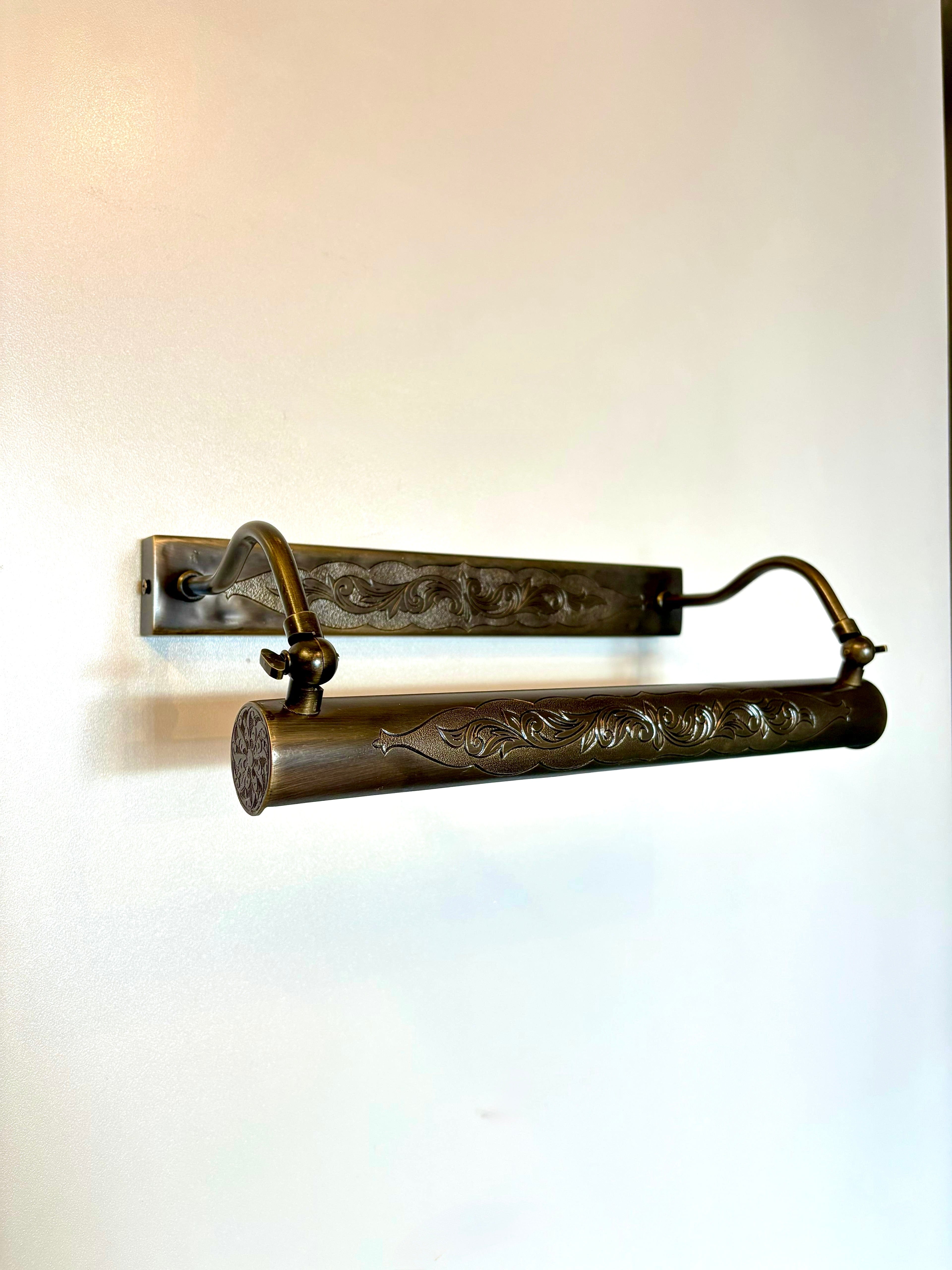 My Store Antique Brass JENA Brass Casting Picture Wall Sconce