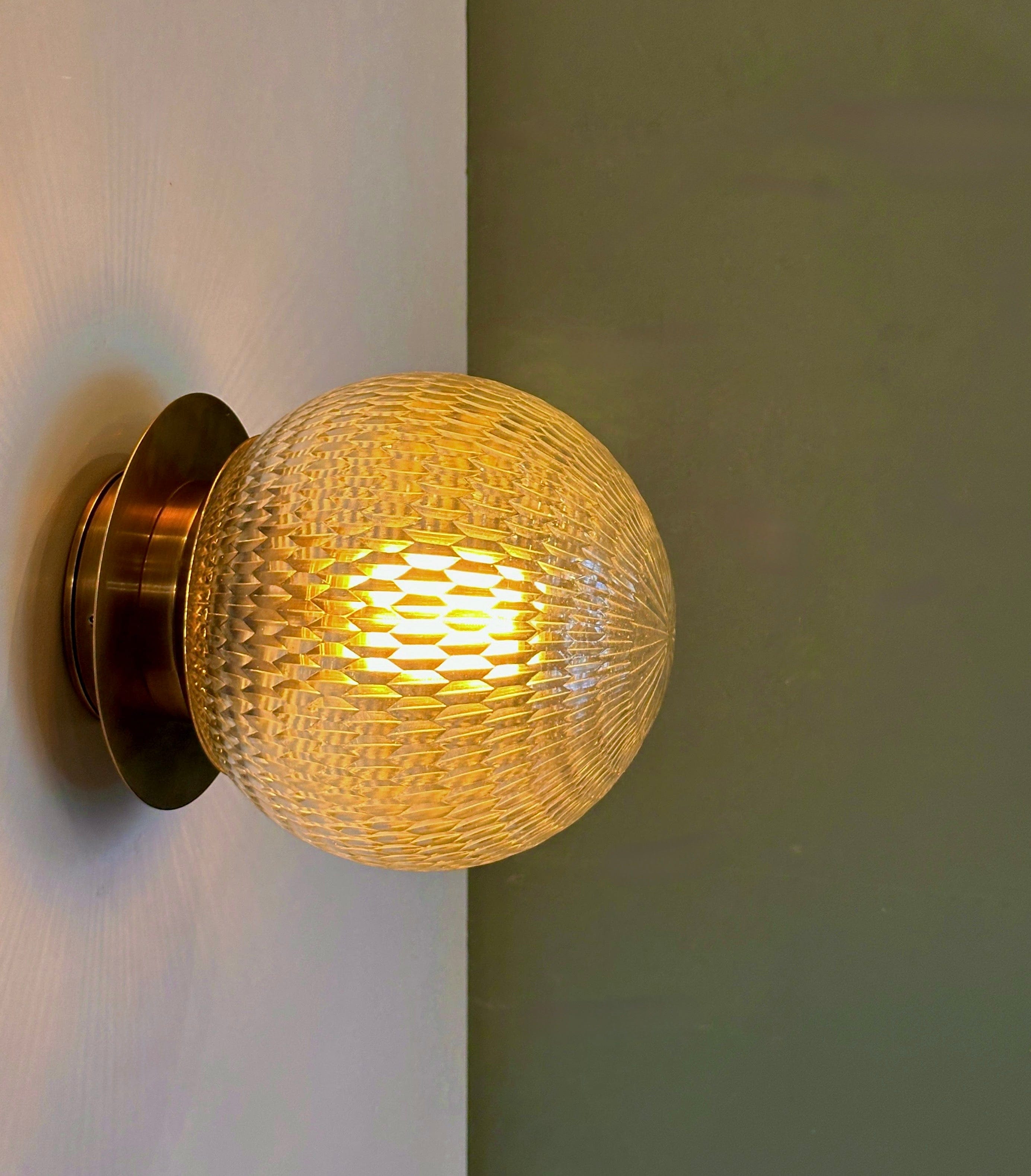 My Store Antique Brass LANDOS LARGE Wall Sconce