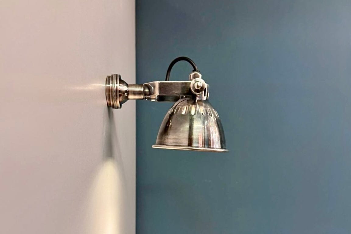 My Store Antique Silver ANDRETTA Brass Wall Sconce