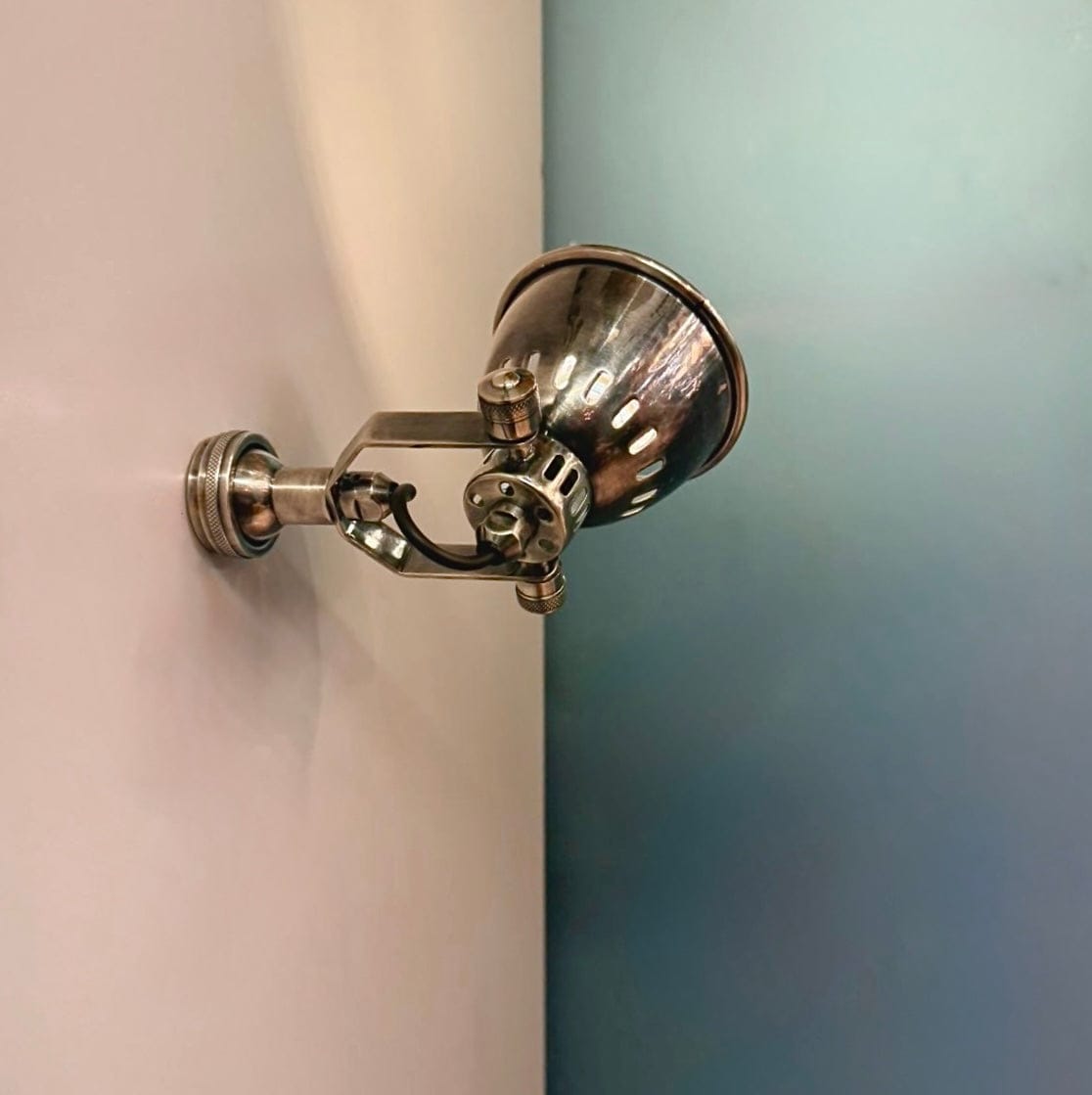 My Store Antique Silver ANDRETTA Brass Wall Sconce