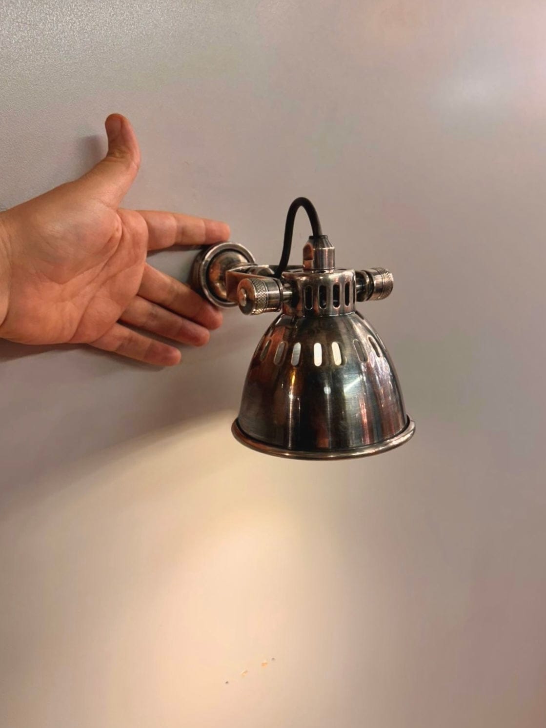 My Store Antique Silver ANDRETTA Brass Wall Sconce